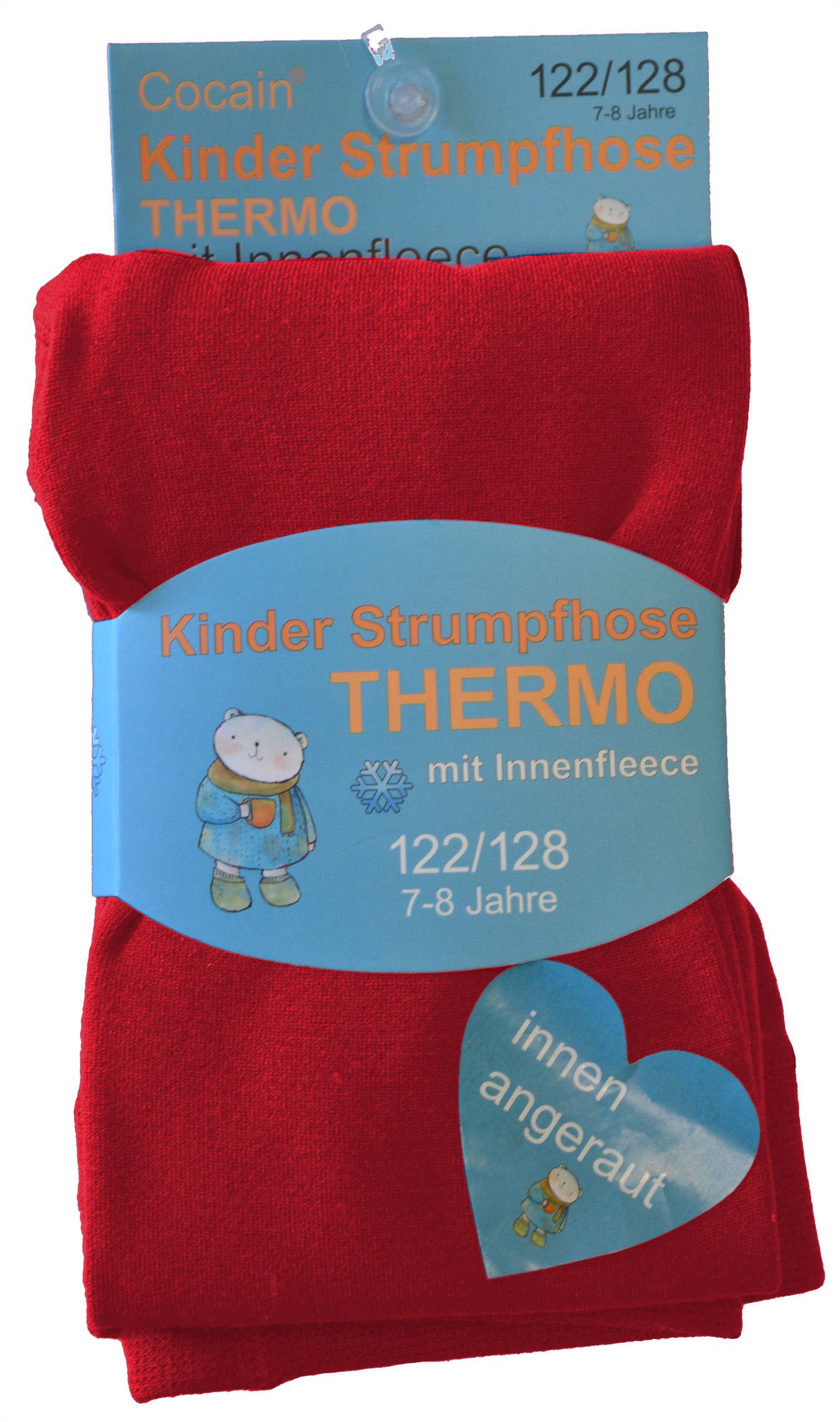 Thermostrumpfhose Kinder Cocain Thermo underwear Innenfleece St) Strumpfhosen Vollfrottee (2