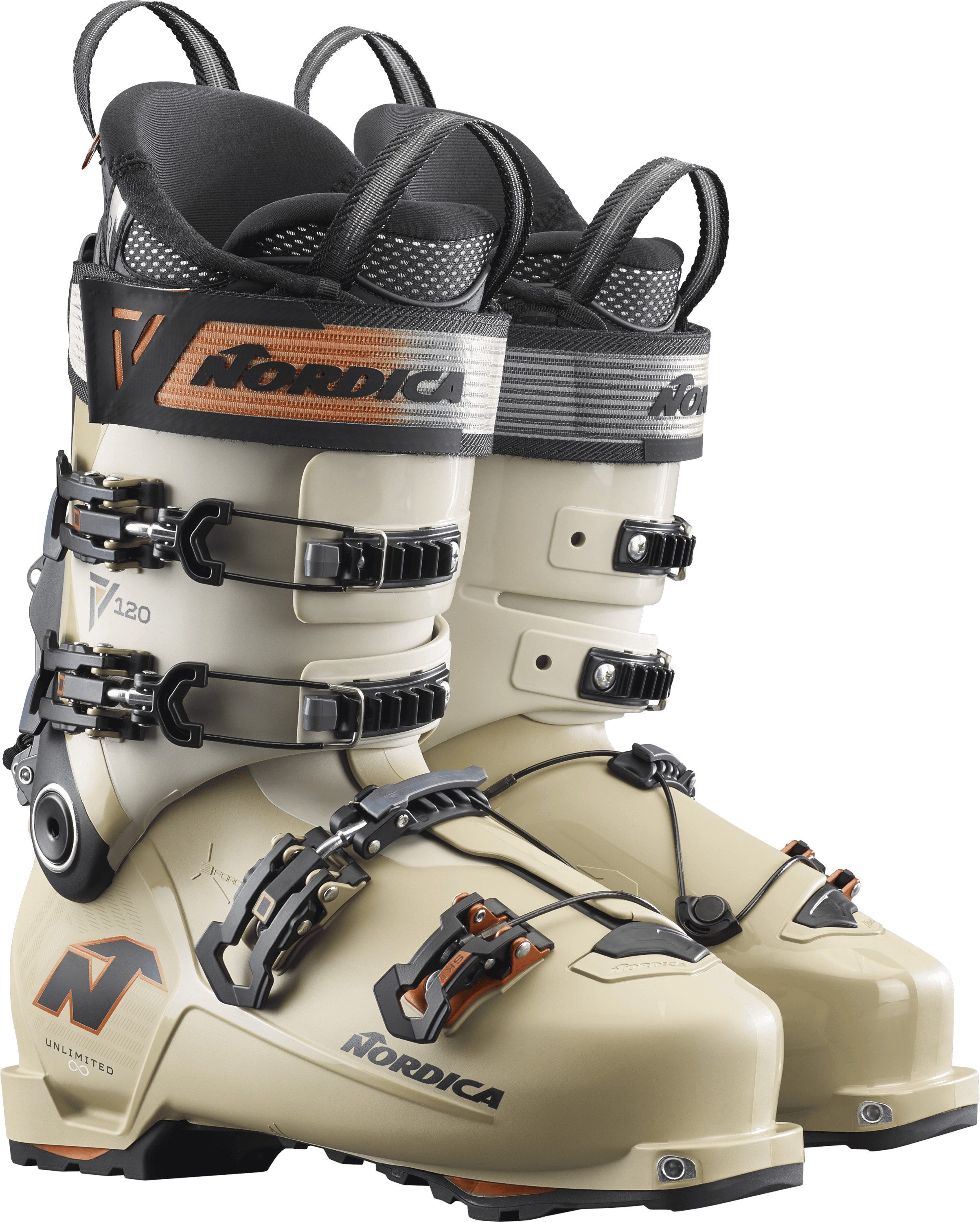 Nordica UNLIMITED 120 DYN 4N9 SAND-SCHWARZ-KUPFER Skischuh