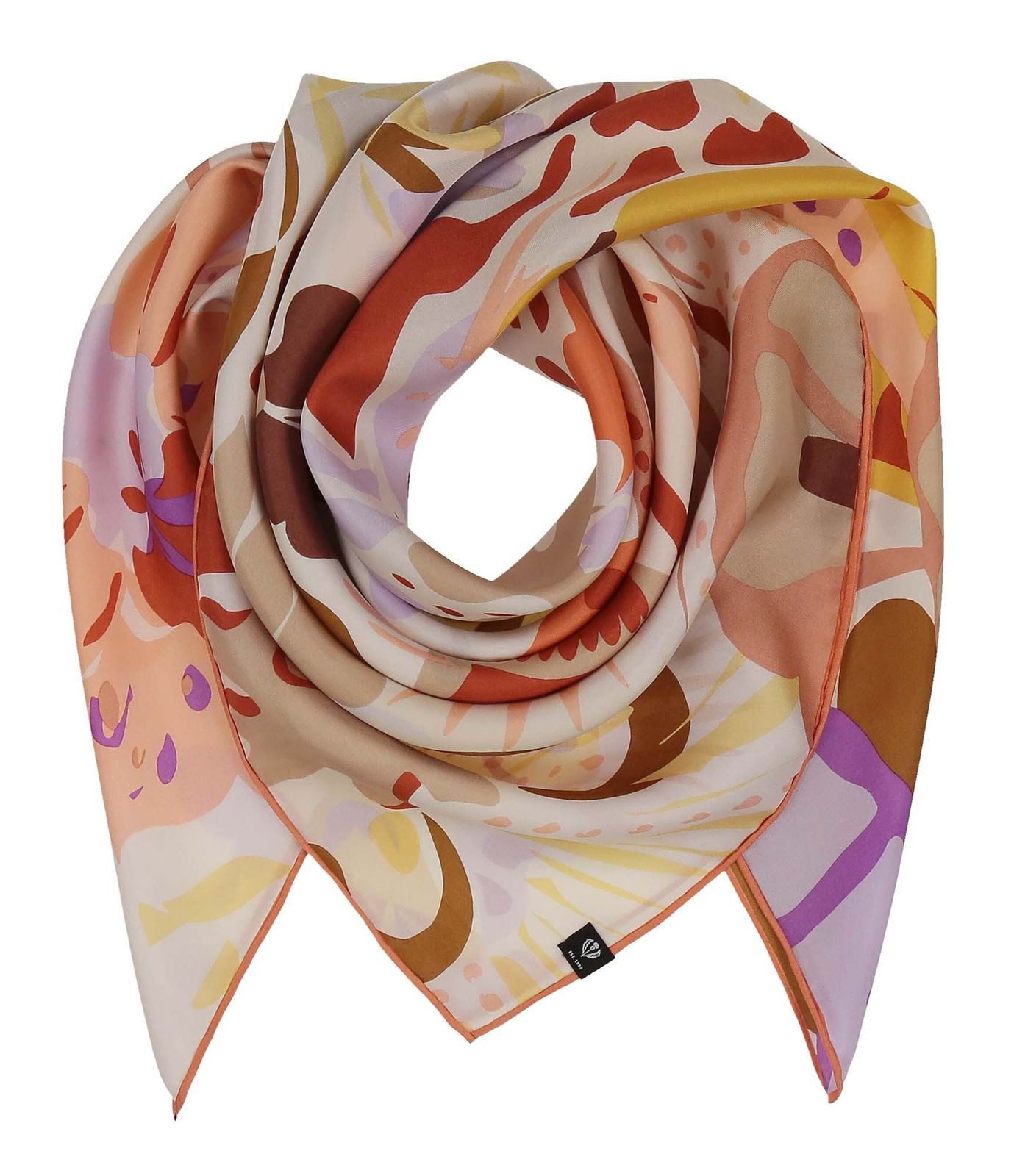 Fraas Modetuch Silk Stole With Floral Print