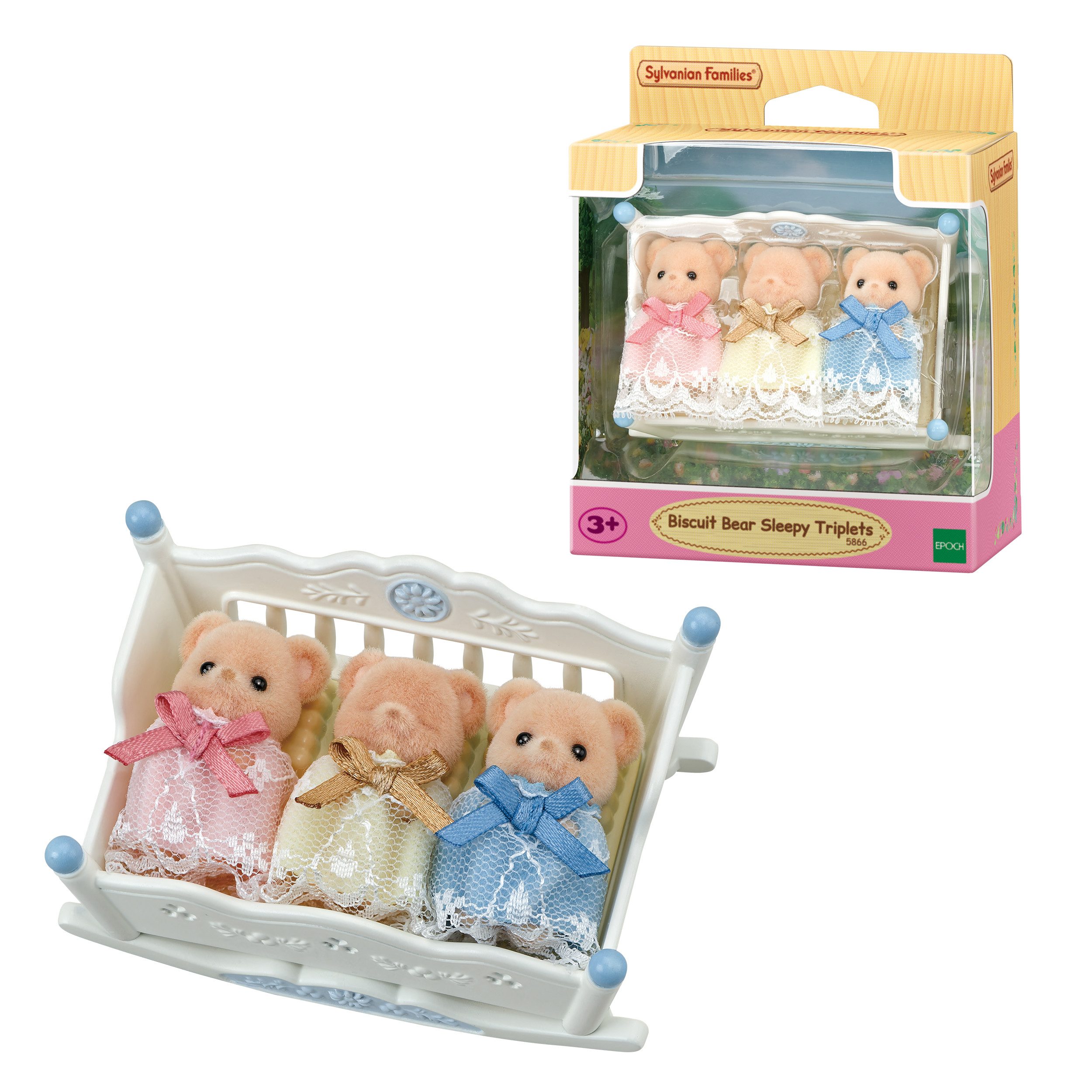 Sylvanian Families Spielfigur Biscuit Bären Drillinge