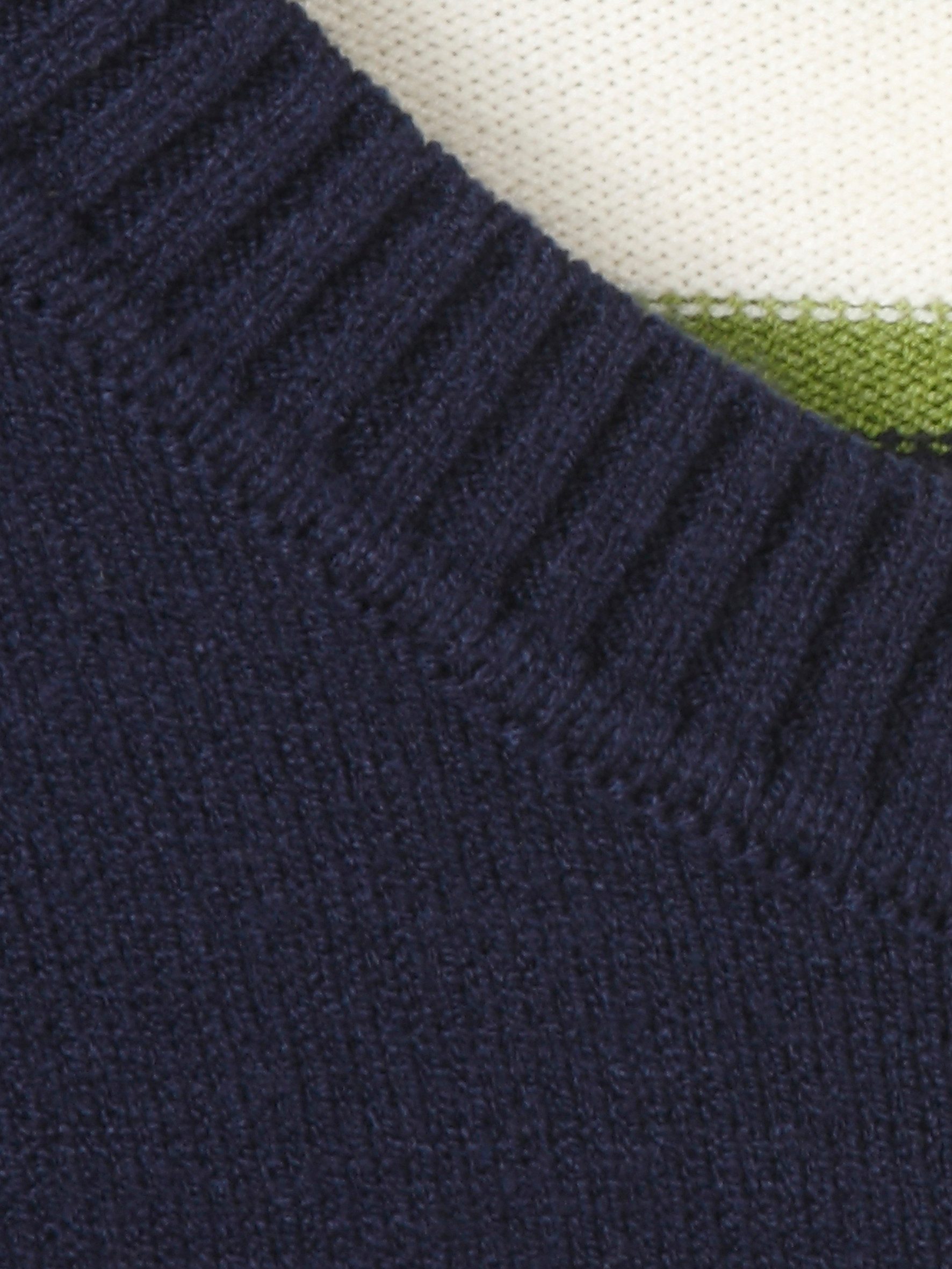VIA APPIA DUE Sweatshirt Pullover Rundhals 1/1 Arm Jacquard