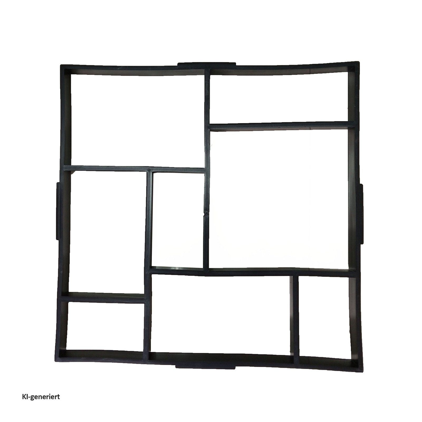 HTI-Living Trittsteine Betongießform Gehwegplatte Nessa Edge, 50x50 cm, Stück, 1-St., 1 Gießform, Schalungsform Trittstein