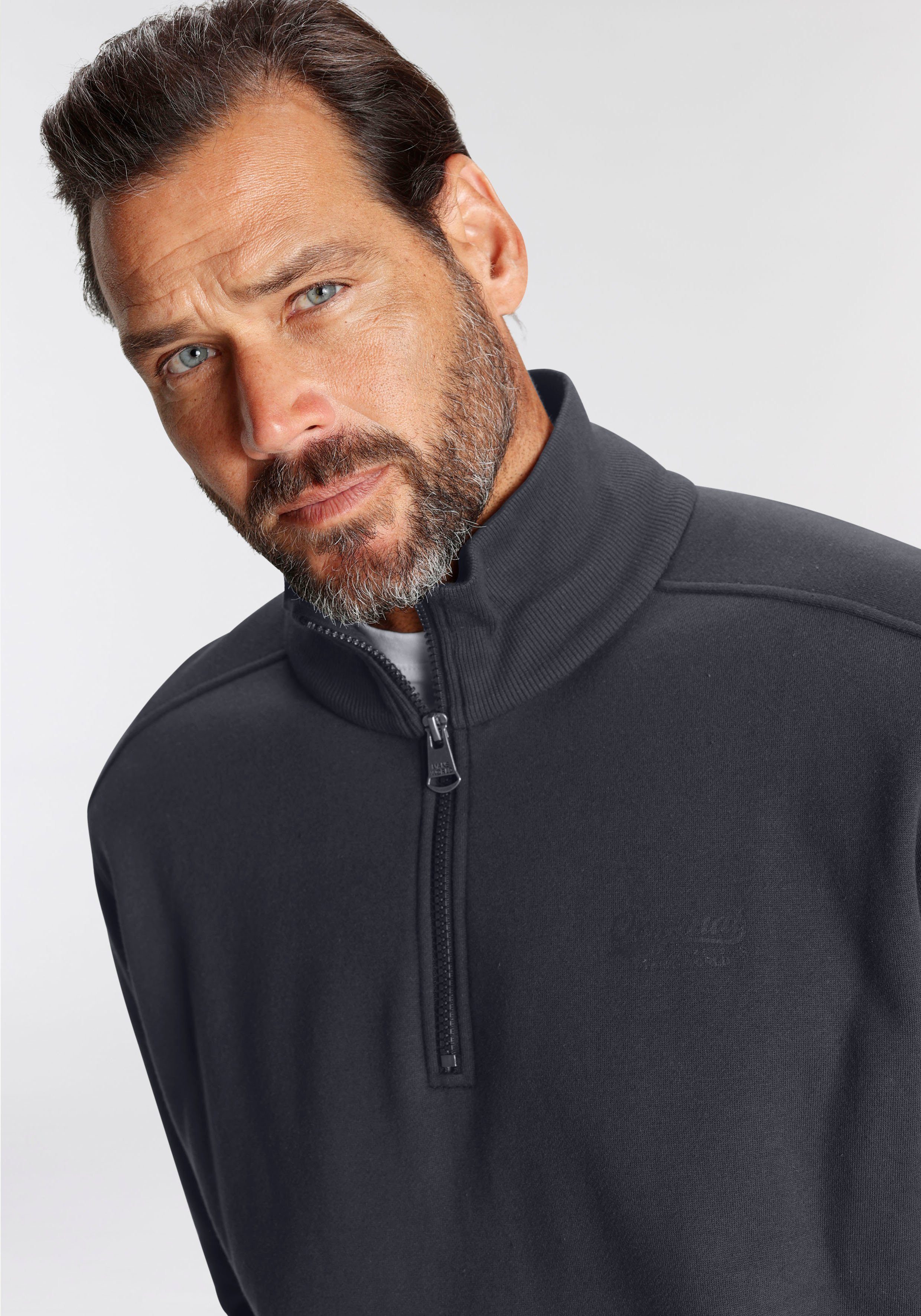 Man's World Sweatshirt lange Ärmel, mit sportlichem Print günstig online kaufen