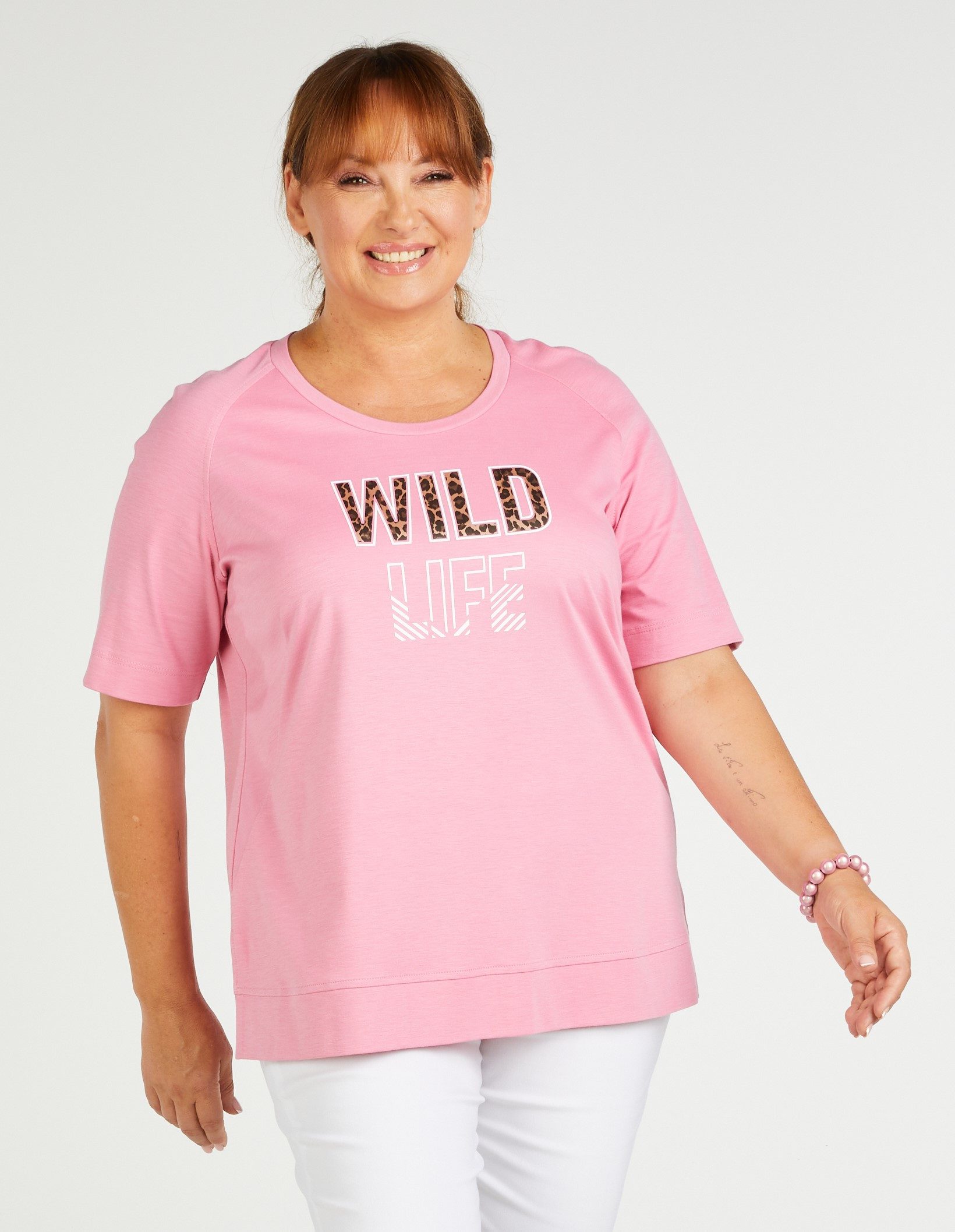 Mona Lisa Print-Shirt Shirt mit schönem Print