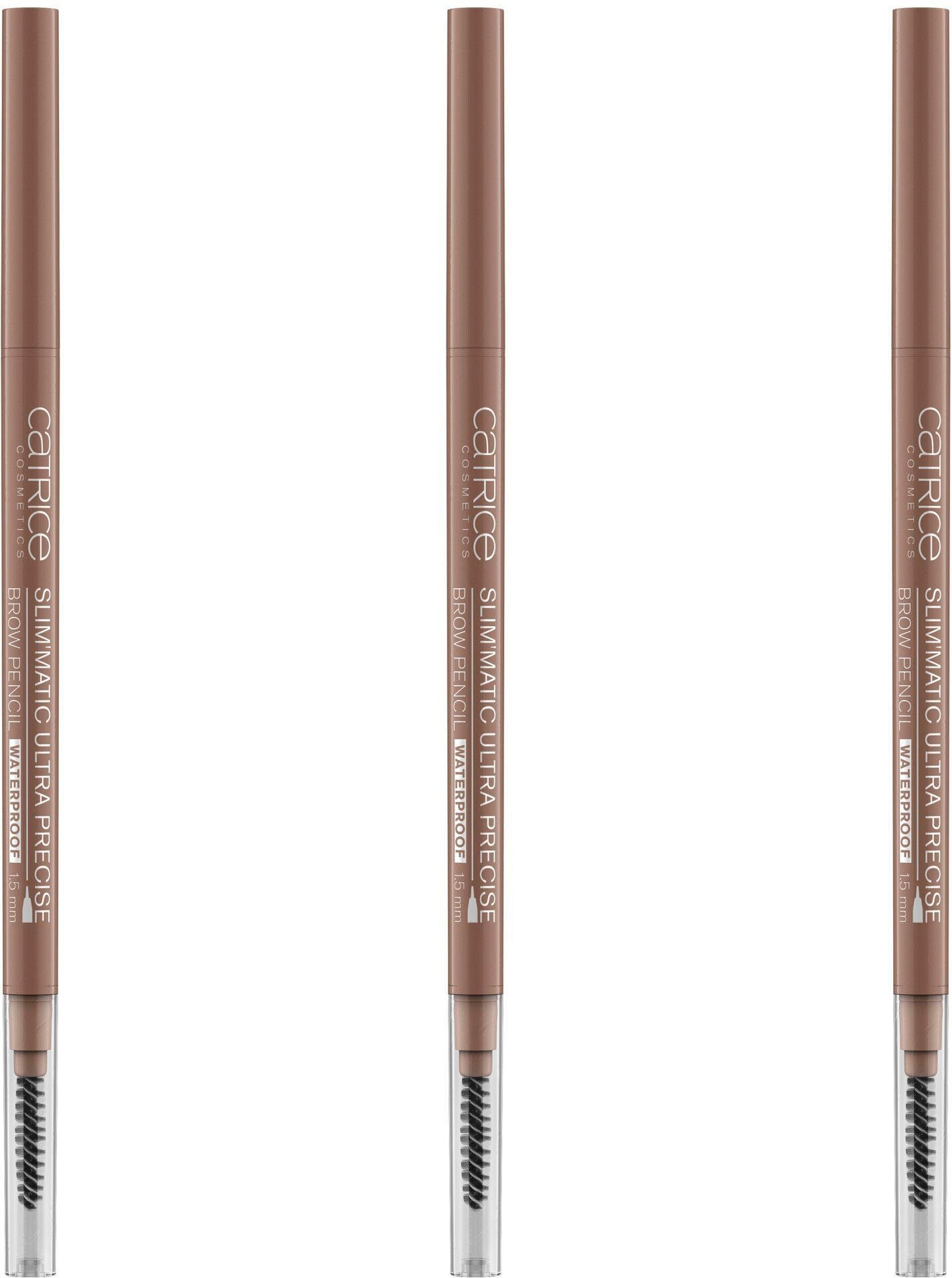 Brow 3-tlg. Pencil Augenbrauen-Stift Precise Waterproof, Ultra Catrice Slim'Matic