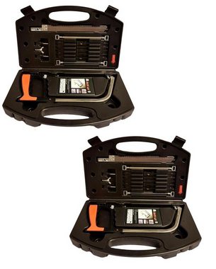 BAYLI Multitool 2 x 12 in 1 Hand Bügelsäge Set mit Koffer, multifunktions Handsäge
