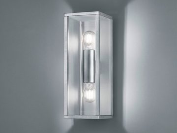 meineWunschleuchte LED Außen-Wandleuchte, LED wechselbar, Warmweiß, Fassadenbeleuchtung Hauswand, Wand-laterne Außen-bereich, Höhe 38cm