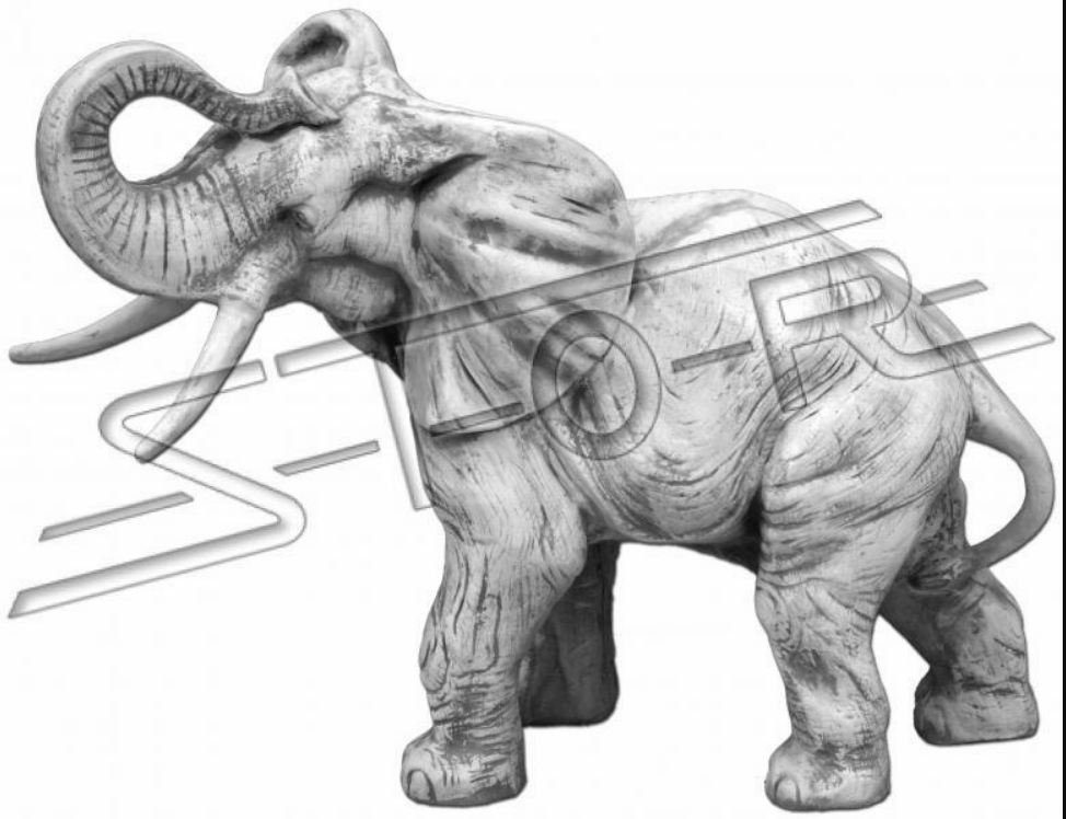JVmoebel Elefant Dekoration Skulptur Neu Figuren Figur Statue Deko Garten Stein Terrasse