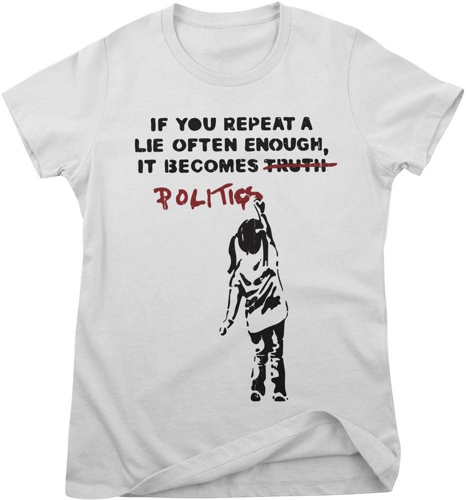 BANKSY T-Shirt Politics Girly Tee
