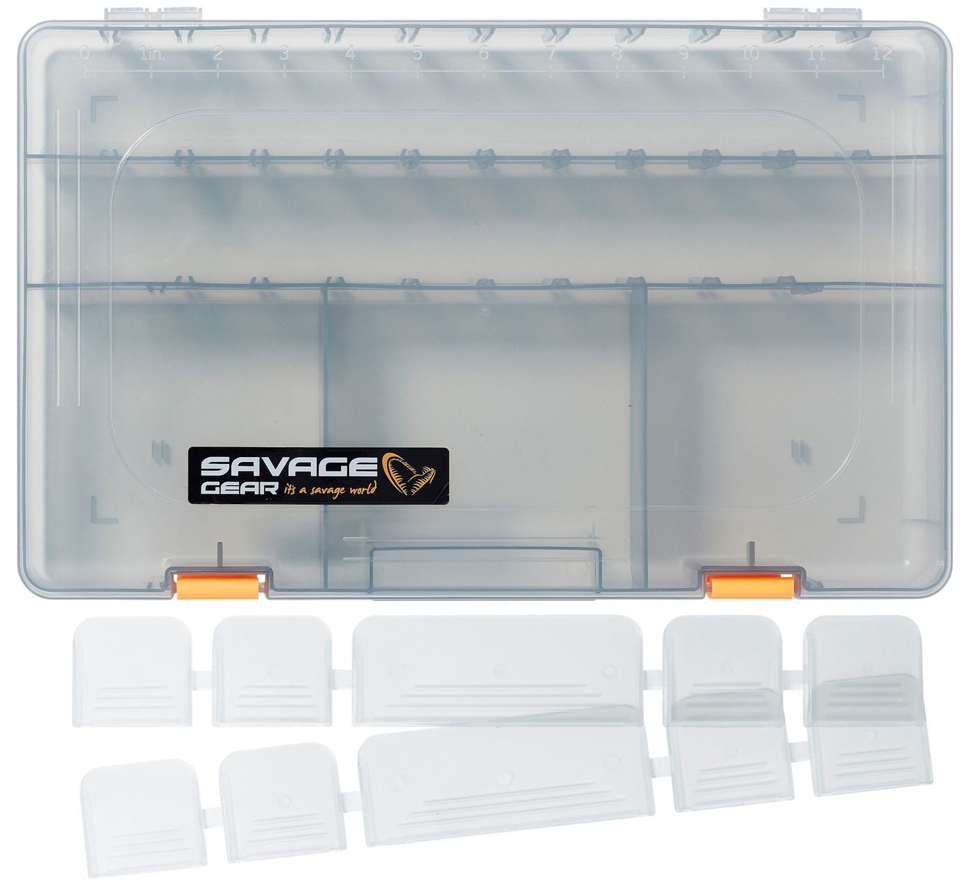 Angelkoffer Savage Gear 36x22,5x5cm Lurebox Smoke - Kunstköderbox