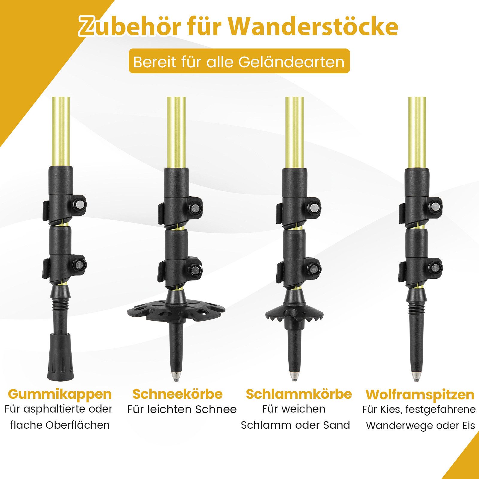 COSTWAY Schneeschuhe, Kinderschneeschuhe mit Teleskop-Wanderstöcken & Tragetasche