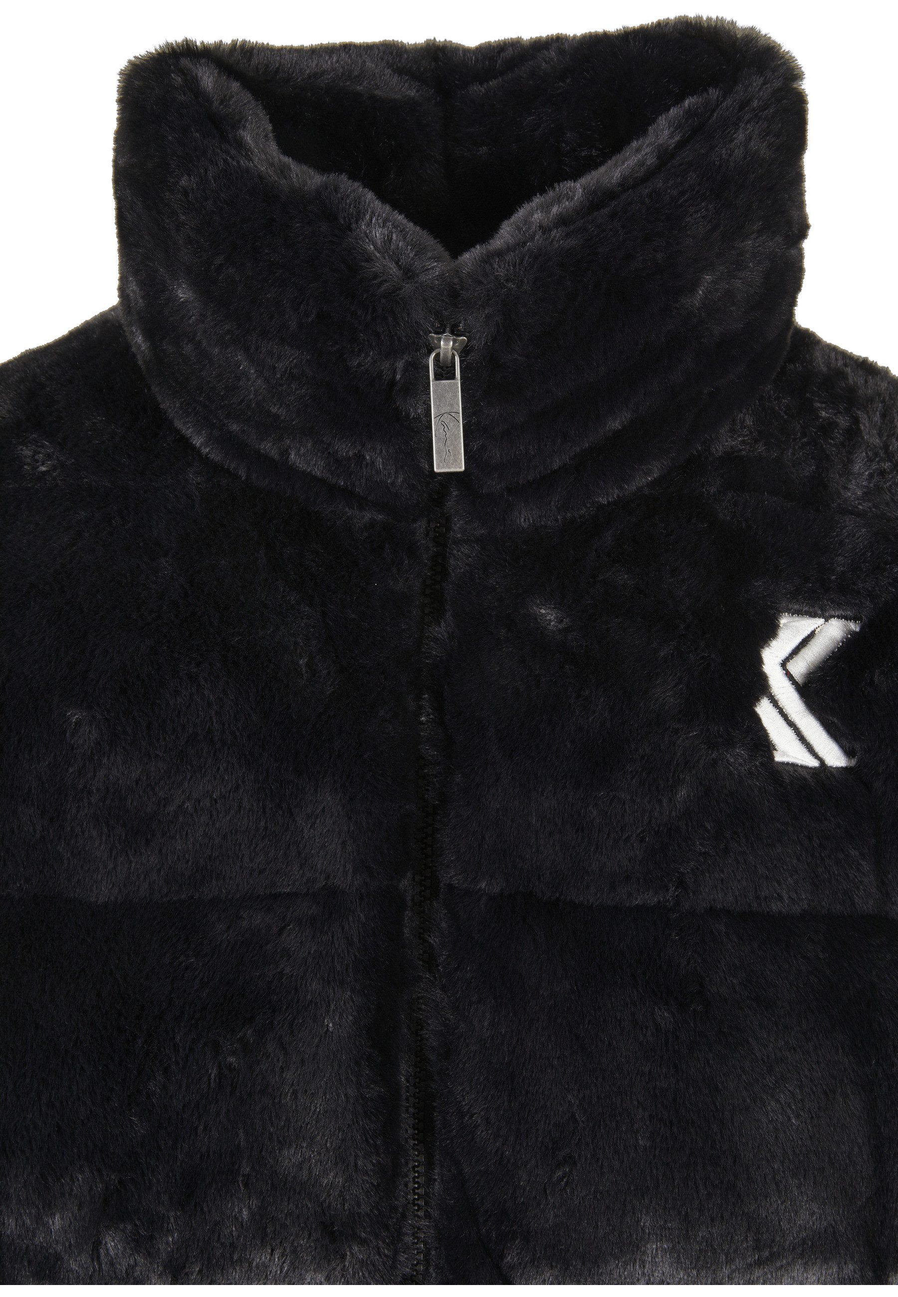 Karl Kani Winterjacke Karl Kani Herren KM214-014-1 OG Fake Fur Puffer Jacket black (1-St)