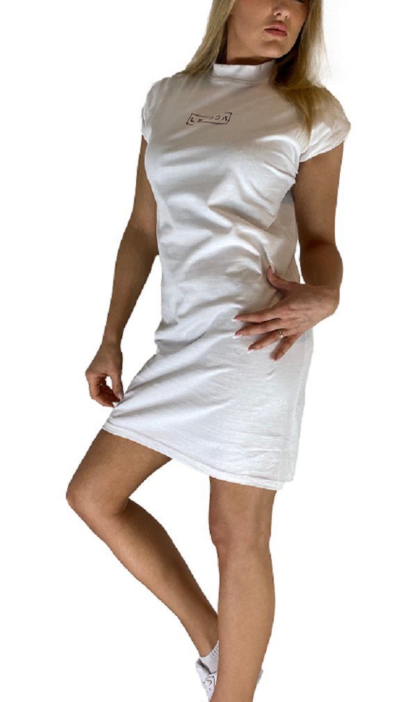 LEJOSA Shoulder Weiß Extended Sommerkleid Ladies Dress