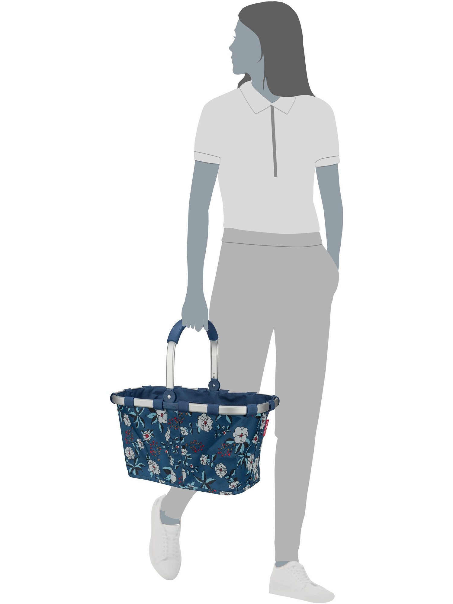 Einkaufsbeutel l carrybag, 22 Garden REISENTHEL® Blue