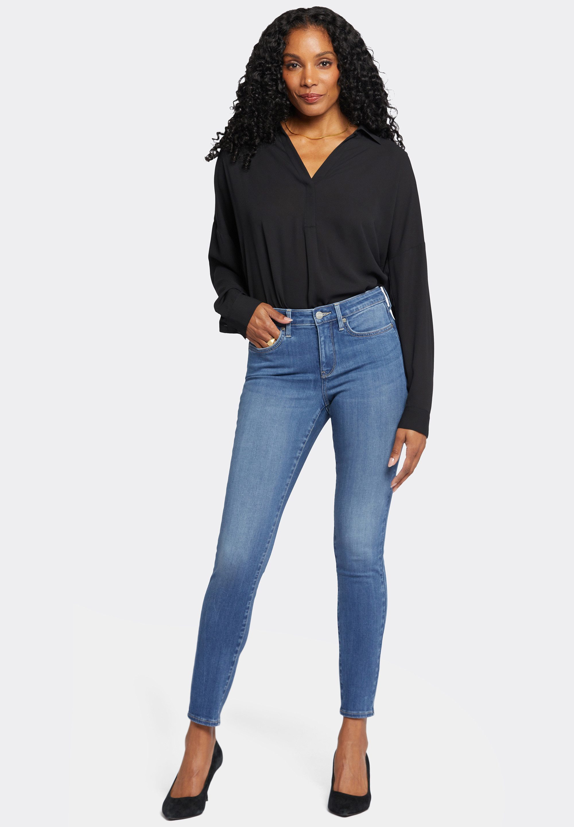 NYDJ Skinny-fit-Jeans Ami Skinny Stretchy Denim Figurformend, 5-Pocket Design