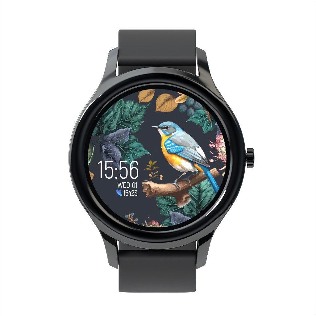 Forever Smartwatch ForeVive 3 SB-340 IP68 Wasserfestigkeit 200mAh 1,32 Zoll Smartwatch