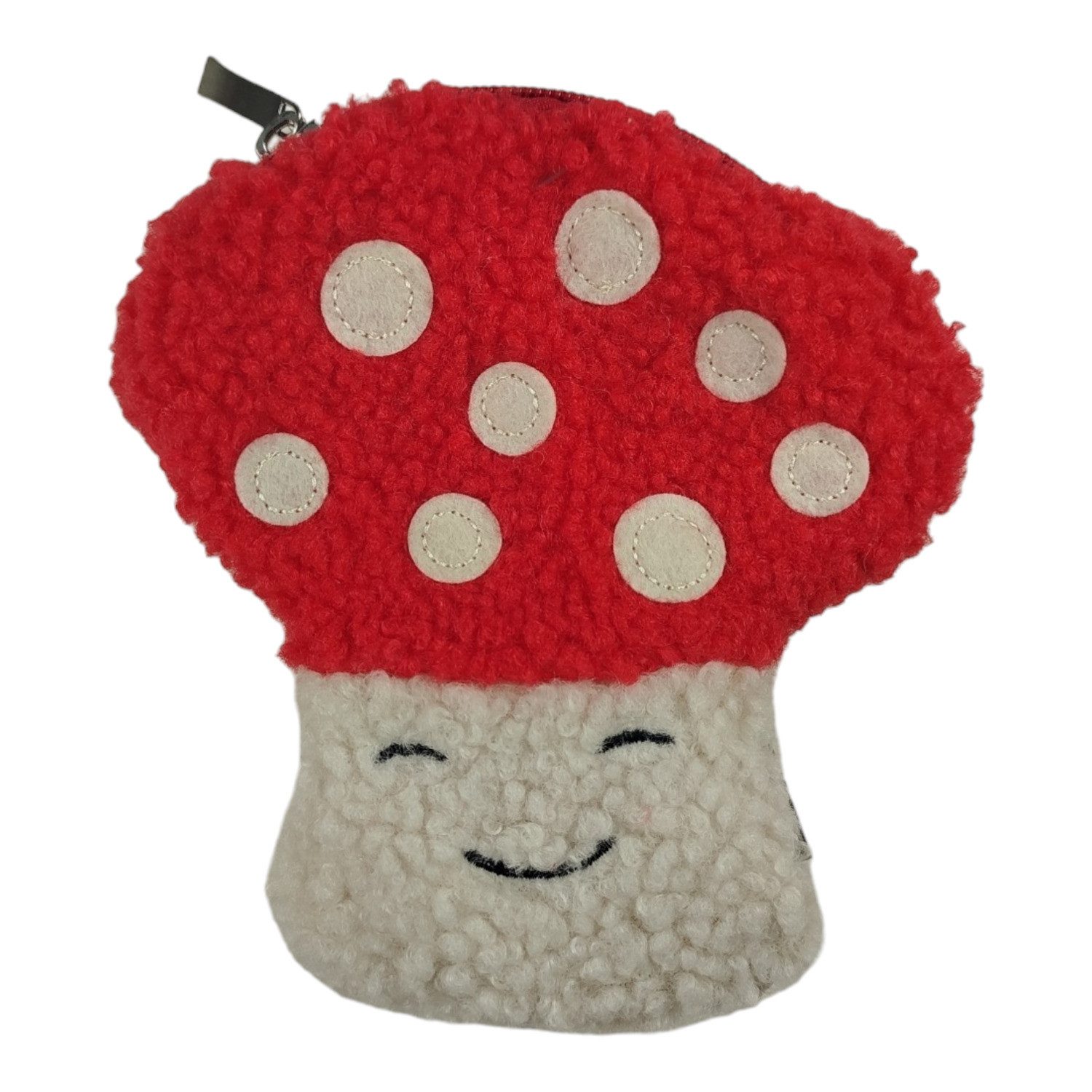 bitten Geldbörse Pilz Geldbeutel Fliegenpilz Mini Tasche