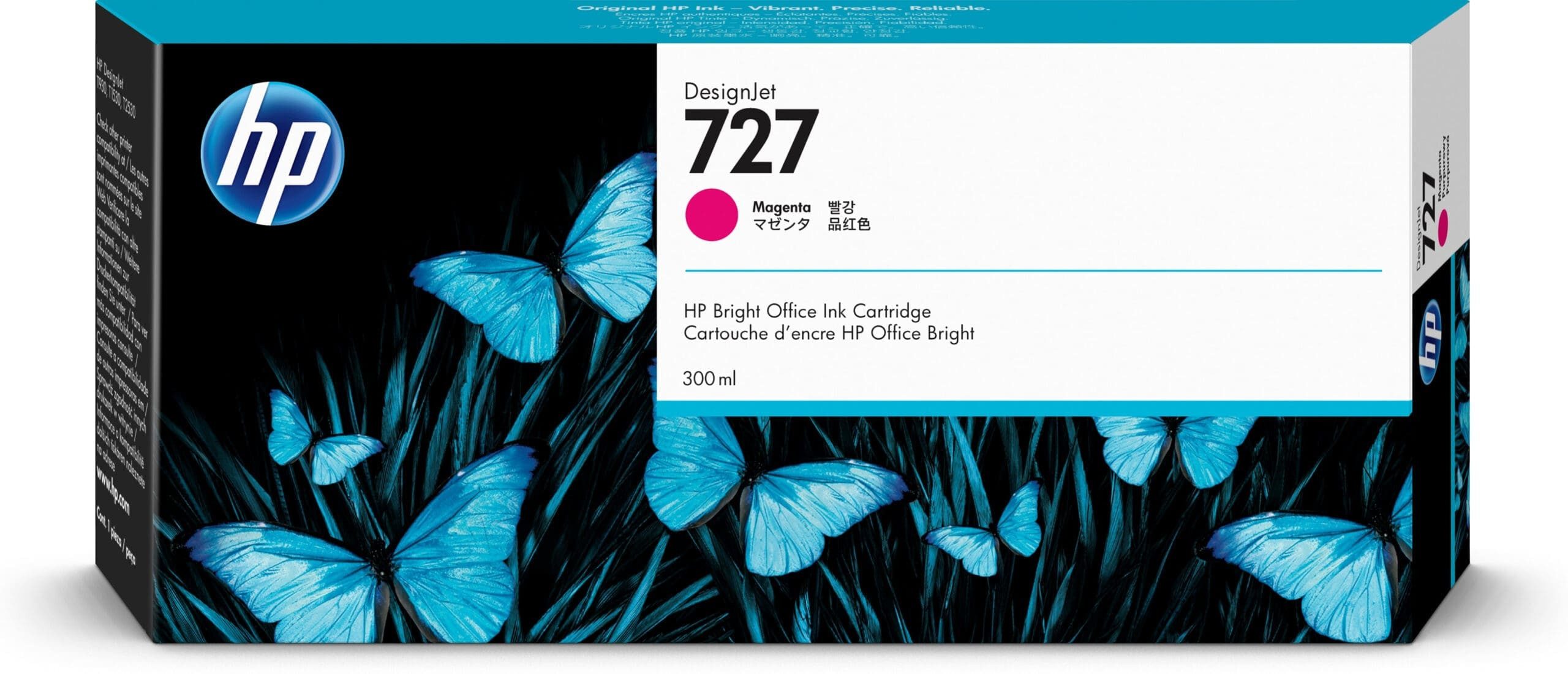 HP HP Tintenpatrone Nr. 727 Magenta 300ml Tintenpatrone