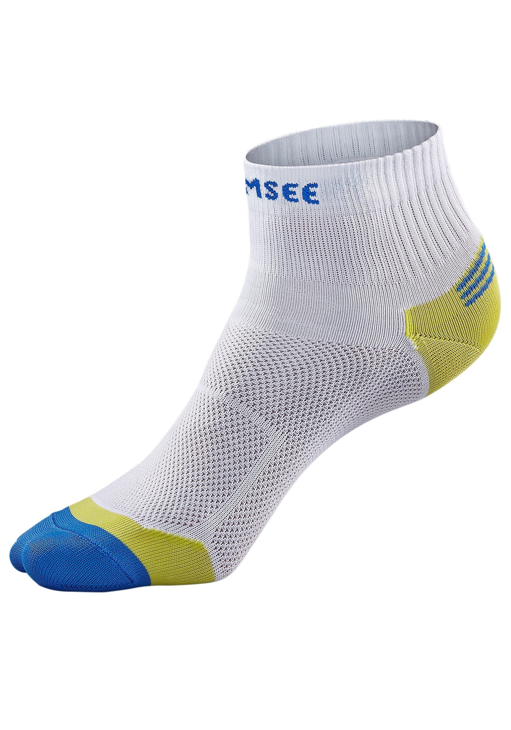 Chiemsee Funktionssocken Damen Herren Kurzsocken, Sportsocken für Laufen und Wandern (Packung, 3-Paar, Quarter Gr. 35-38 bis 43-46) schnell trocknend – Bild 5 von 5