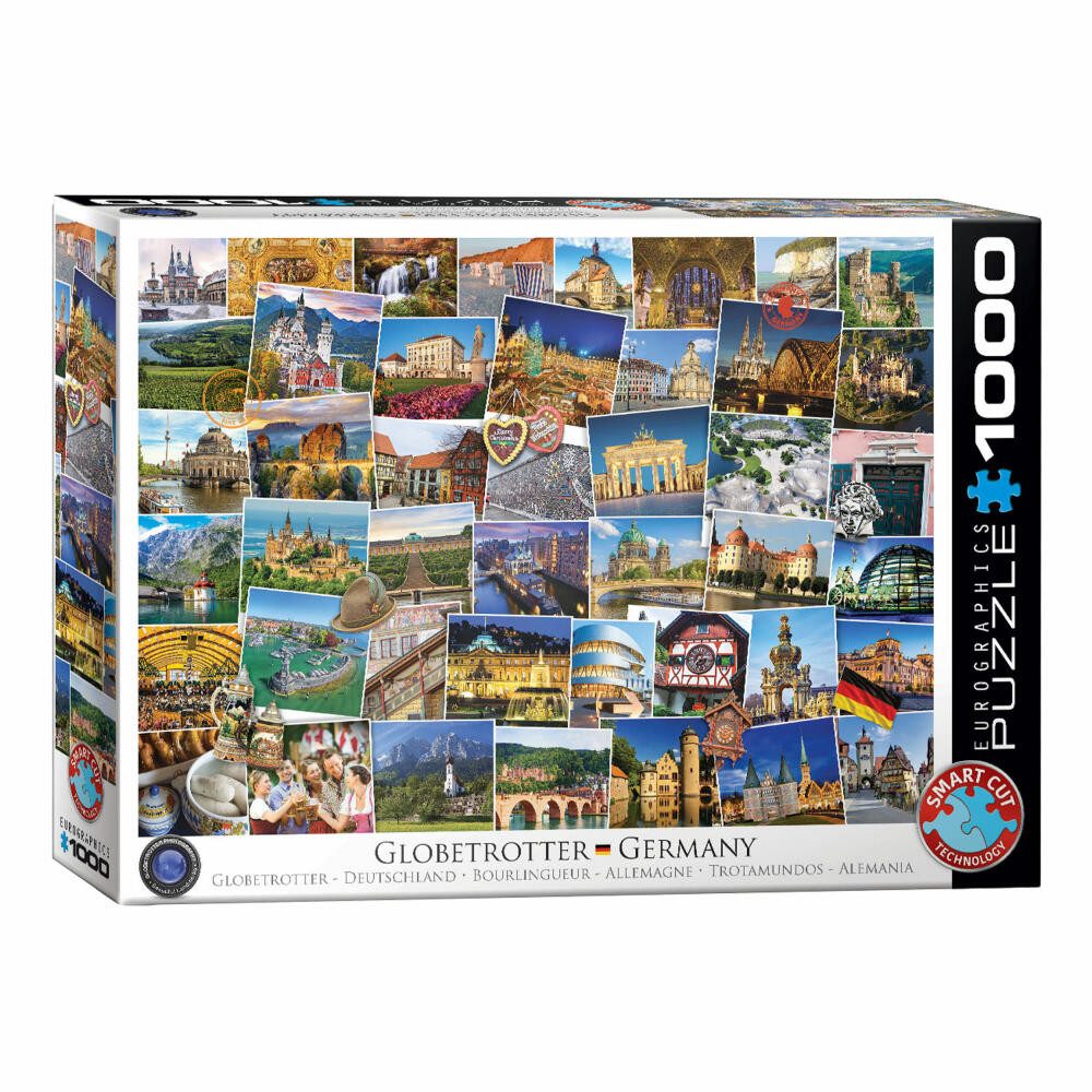 EUROGRAPHICS Puzzle Globetrotter Deutschland, 1000 Puzzleteile