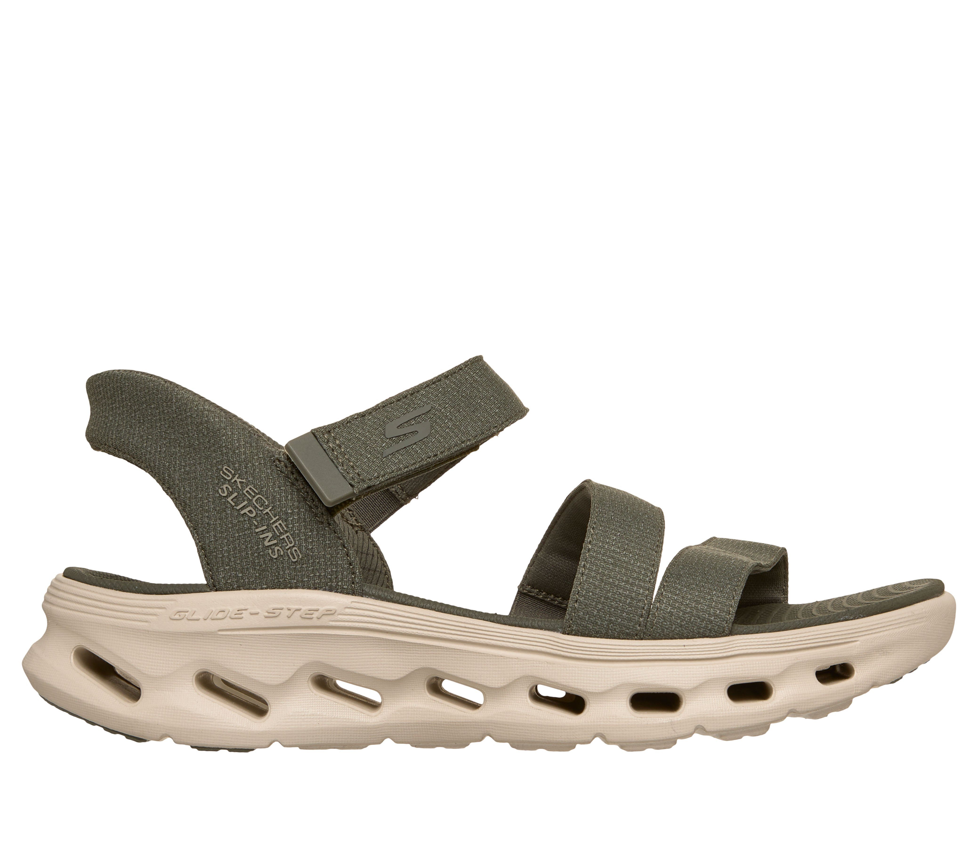 Skechers GO WALK GLIDE-STEP 2.0 SANDAL-ELLA Sandale Sommerschuh, Urlaubsschuh, Sandalette mit sportiver Sohle