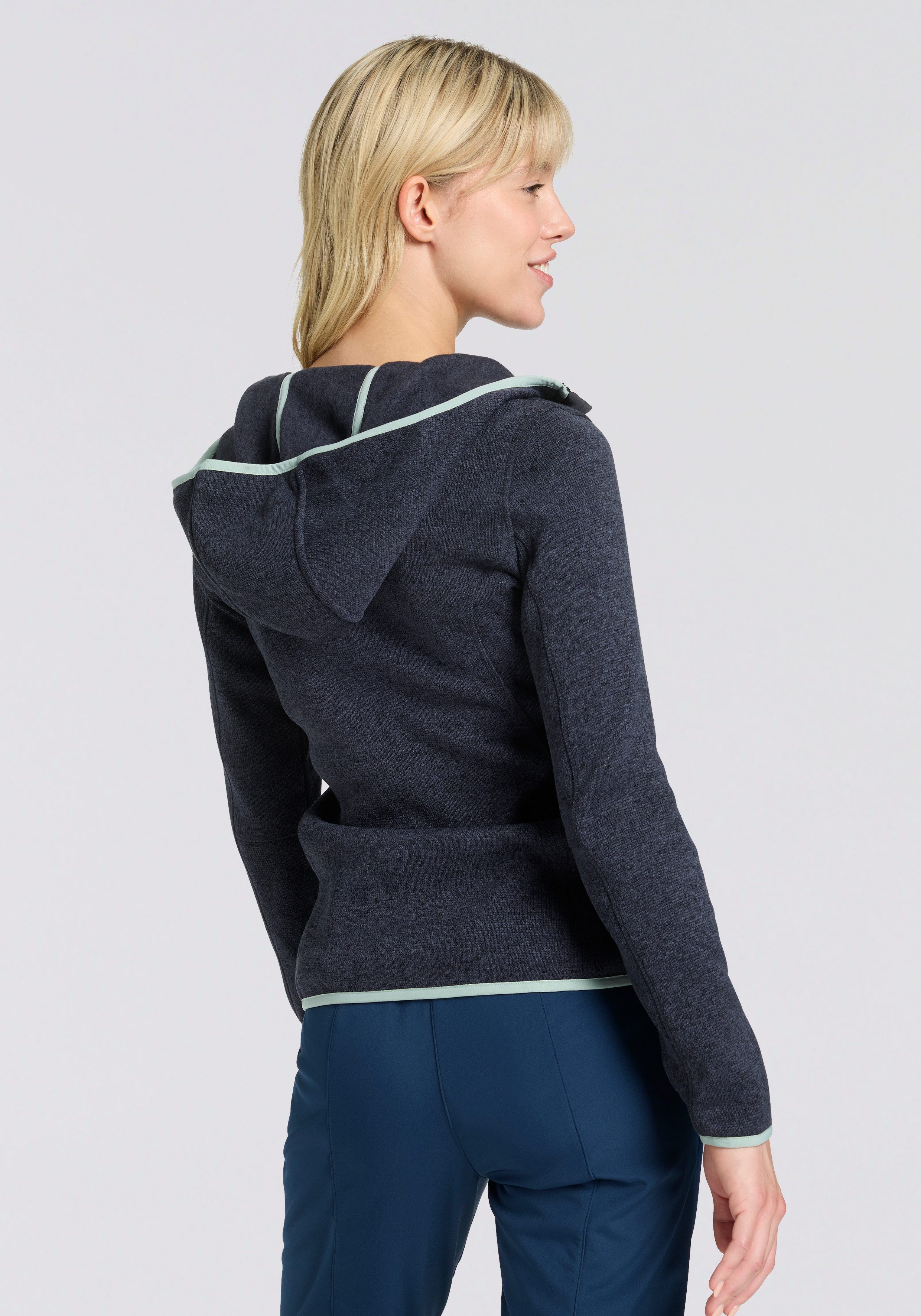 CMP Strickfleecejacke KNITTED MELANGE HOODY WOMAN günstig online kaufen