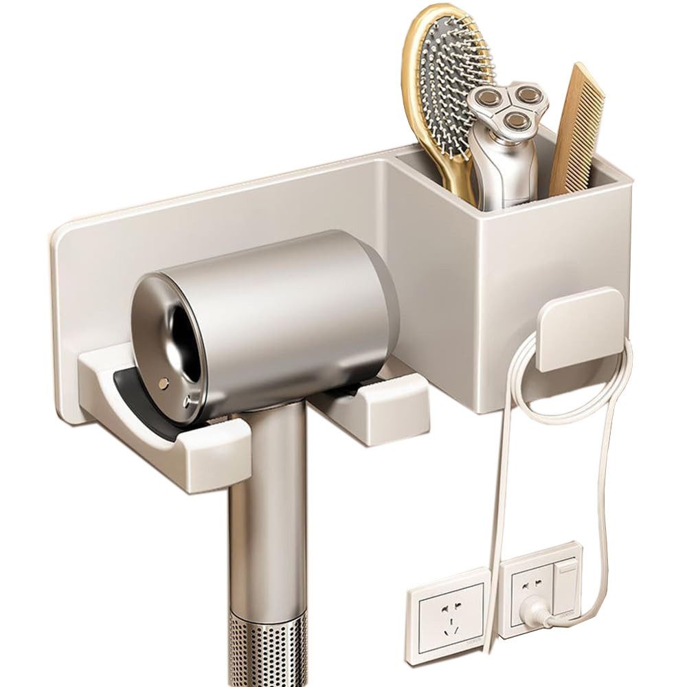SURFOU Haartrocknerhalter Föhnhalter Wand Ohne Bohren Schwarz, Föhn Halteru günstig online kaufen