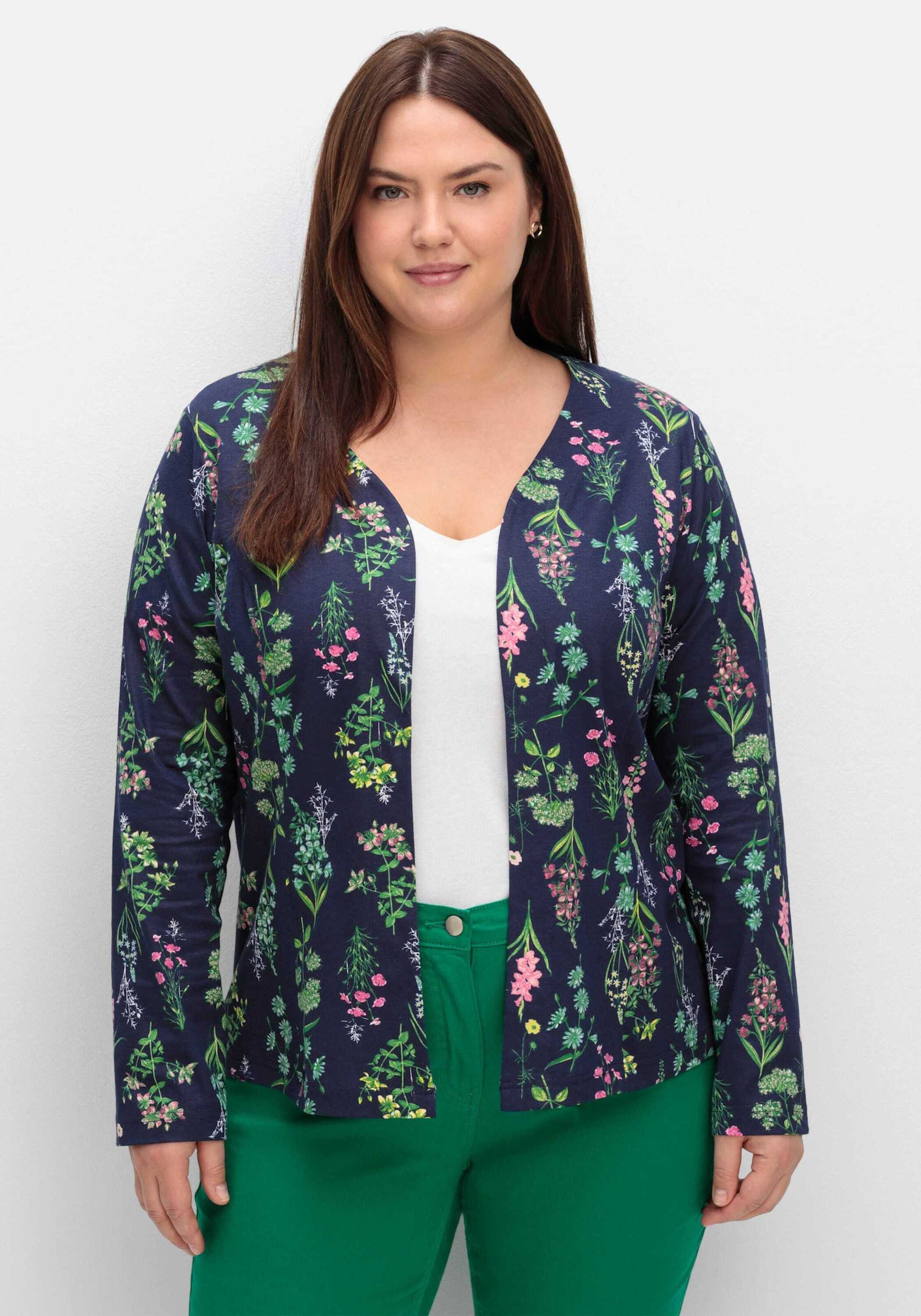 T-Shirt Shirtjacke Langarm