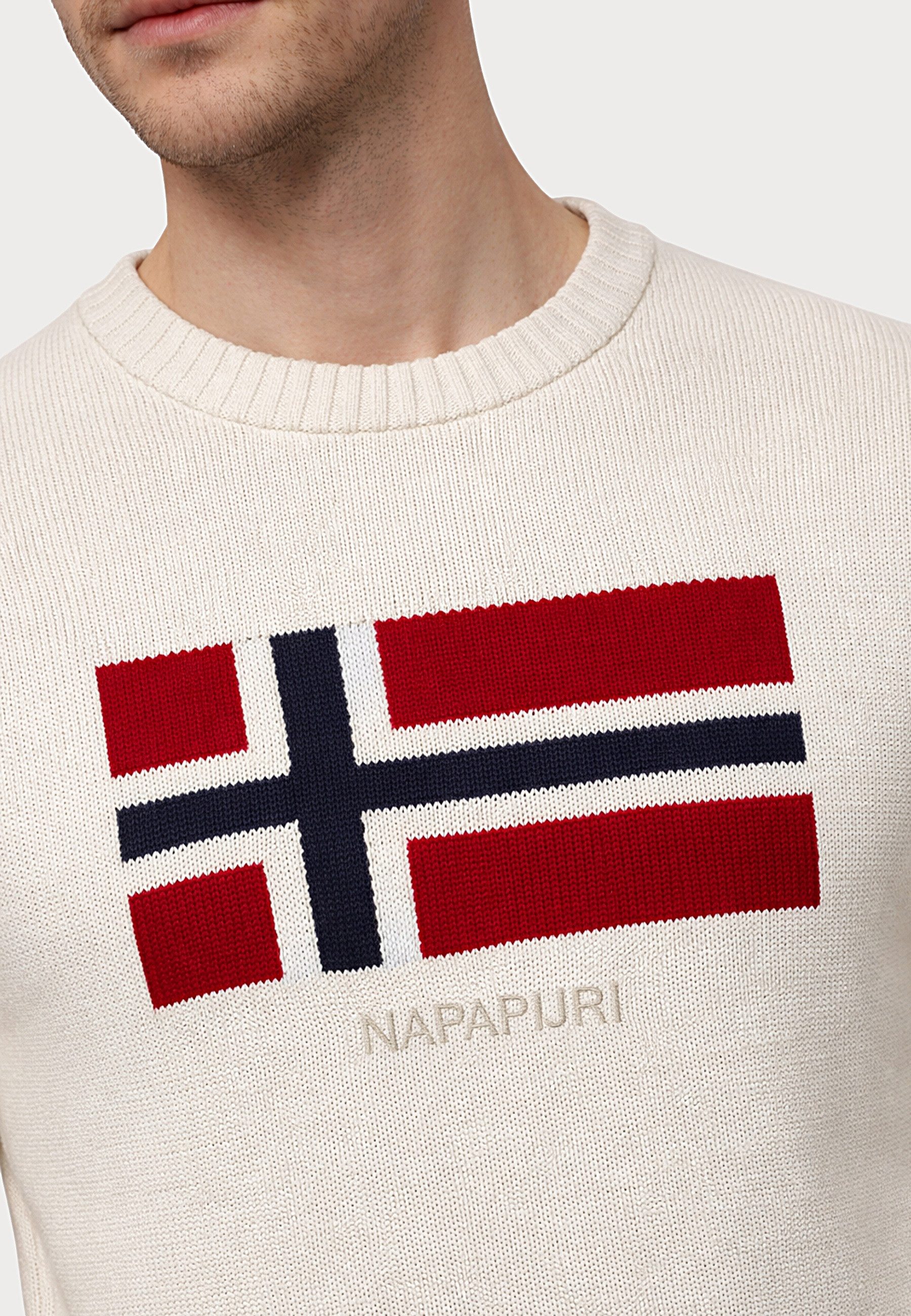 Napapijri Sweatshirt Sweatshirt Pullover D-MURA (1-tlg)