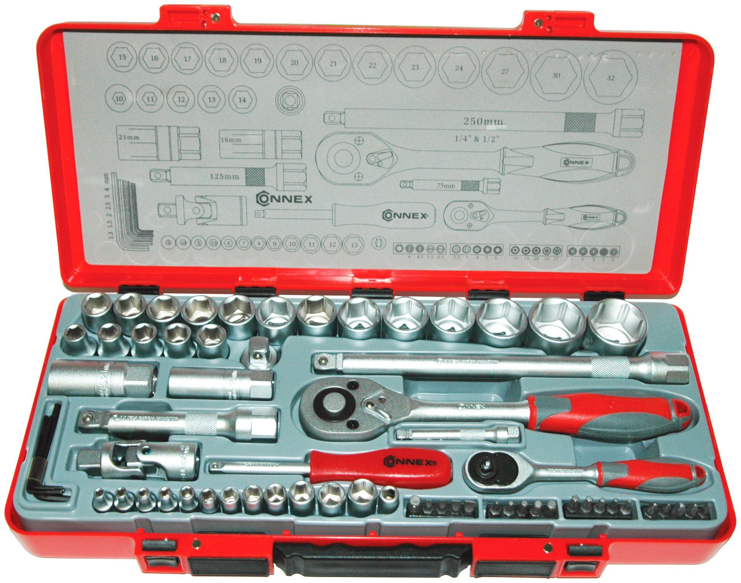 Connex Steckschlüssel COX580267, (Set) 67-tlg