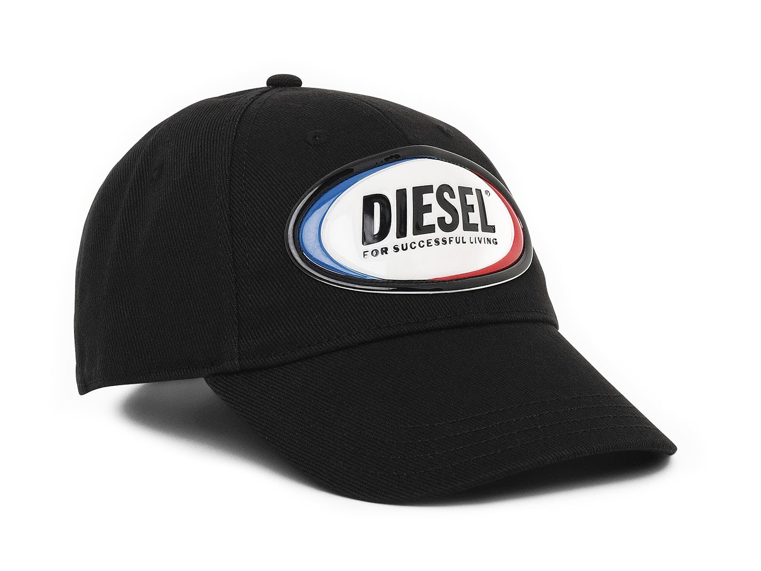 Diesel Baseball Cap Retro Kappe Mütze mit Kordelzug - C-Diaz Schwarz günstig online kaufen