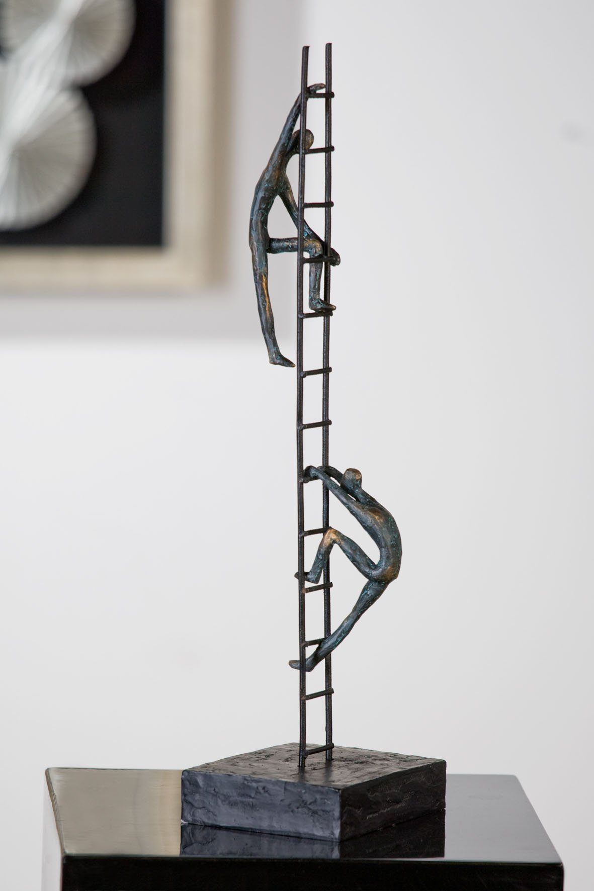 silber Spruchanhänger, 43 by (1 St), Wohnzimmer Gilde Höhe mit cm, Casablanca Skulptur Dekoobjekt, Balance Power, Dekofigur of