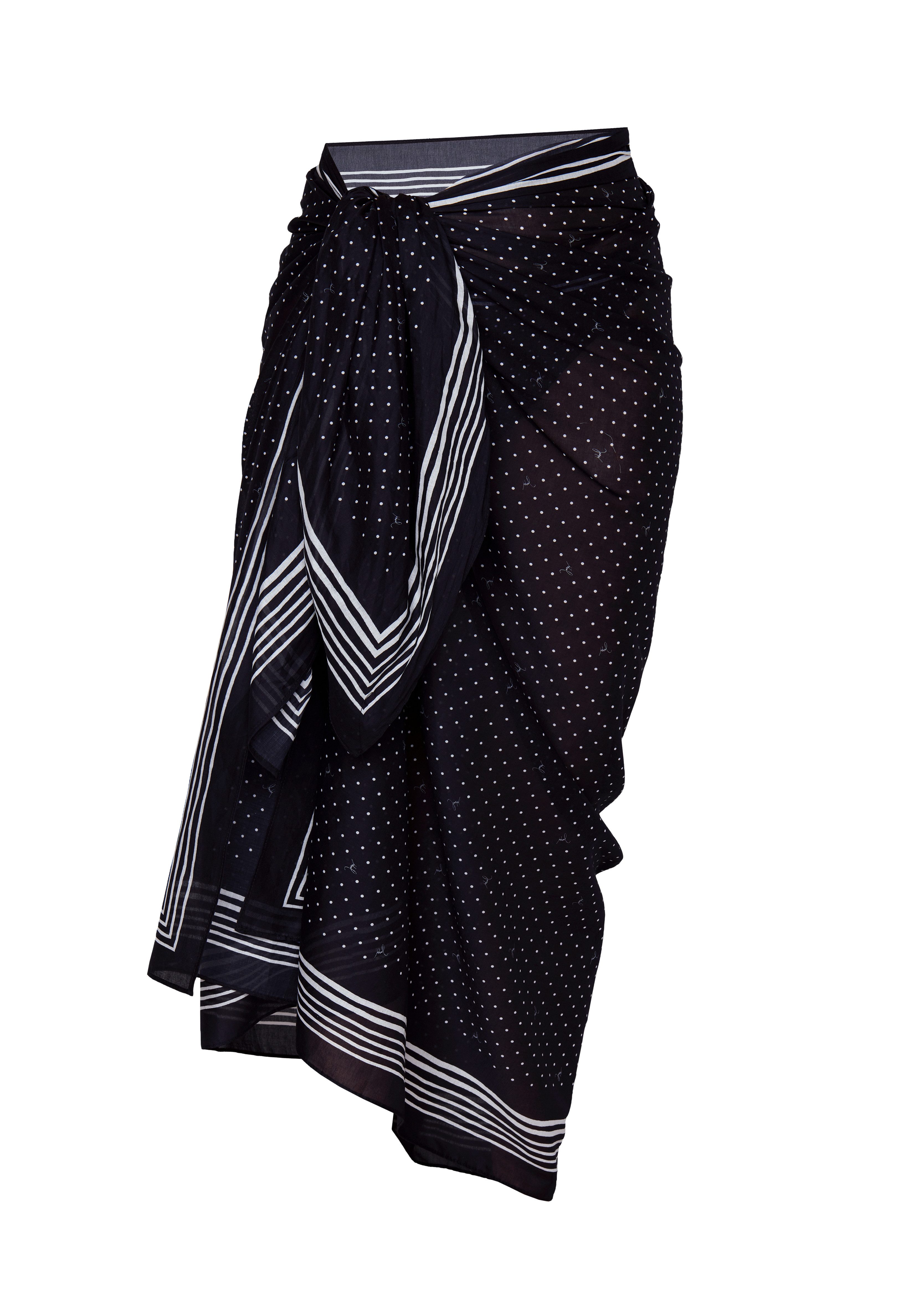 JOOP! Pareo, mit Punkten und Streifen zum Binden