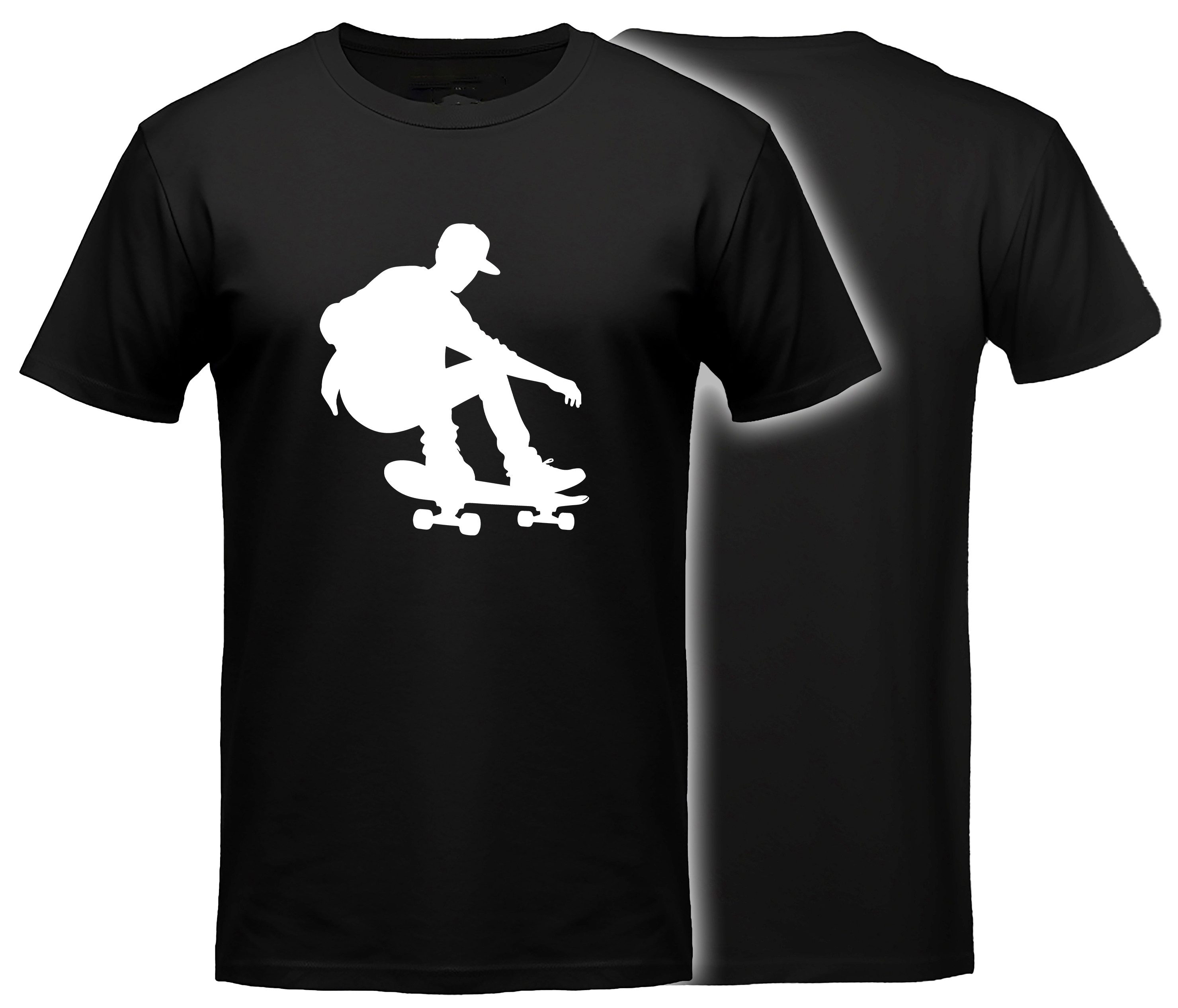 T-Shirt Skater print shirt