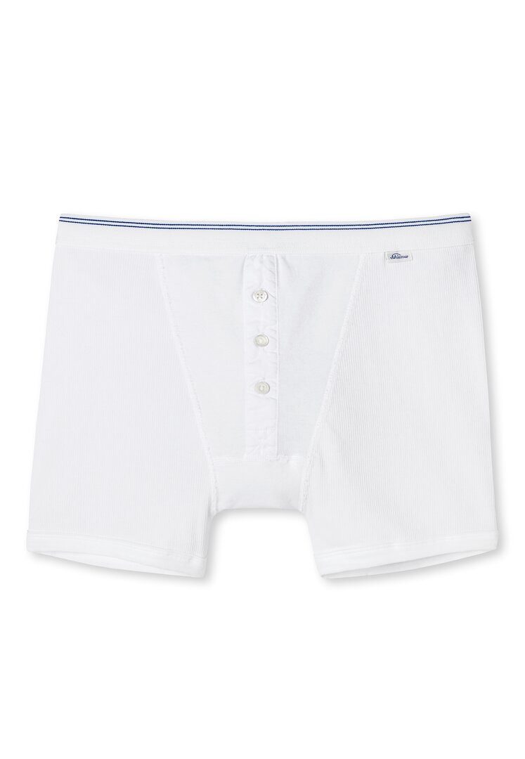 SCHIESSER REVIVAL Retro Pants Long Friedrich (Doppelpack) erstklassige, traditionelle Doppelripp-Qualität