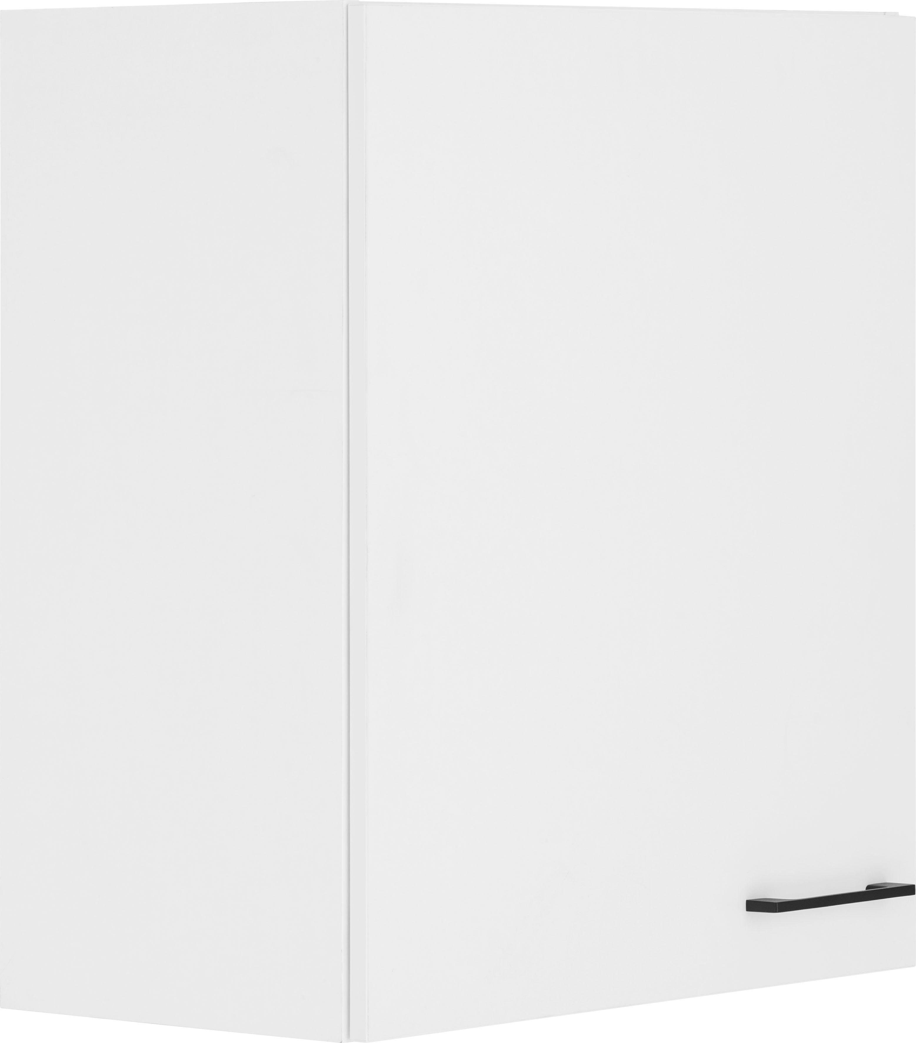 OPTIFIT Hängeschrank 1 mit breit, Tokio Tür, weiß cm 60 | weiß Metallgriff mit