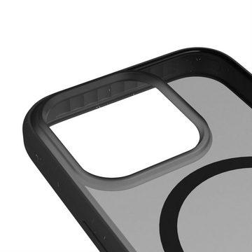 Woodcessories Handyhülle Woodcessories Clear Case MagSafe für iPhone 15 Pro - Black