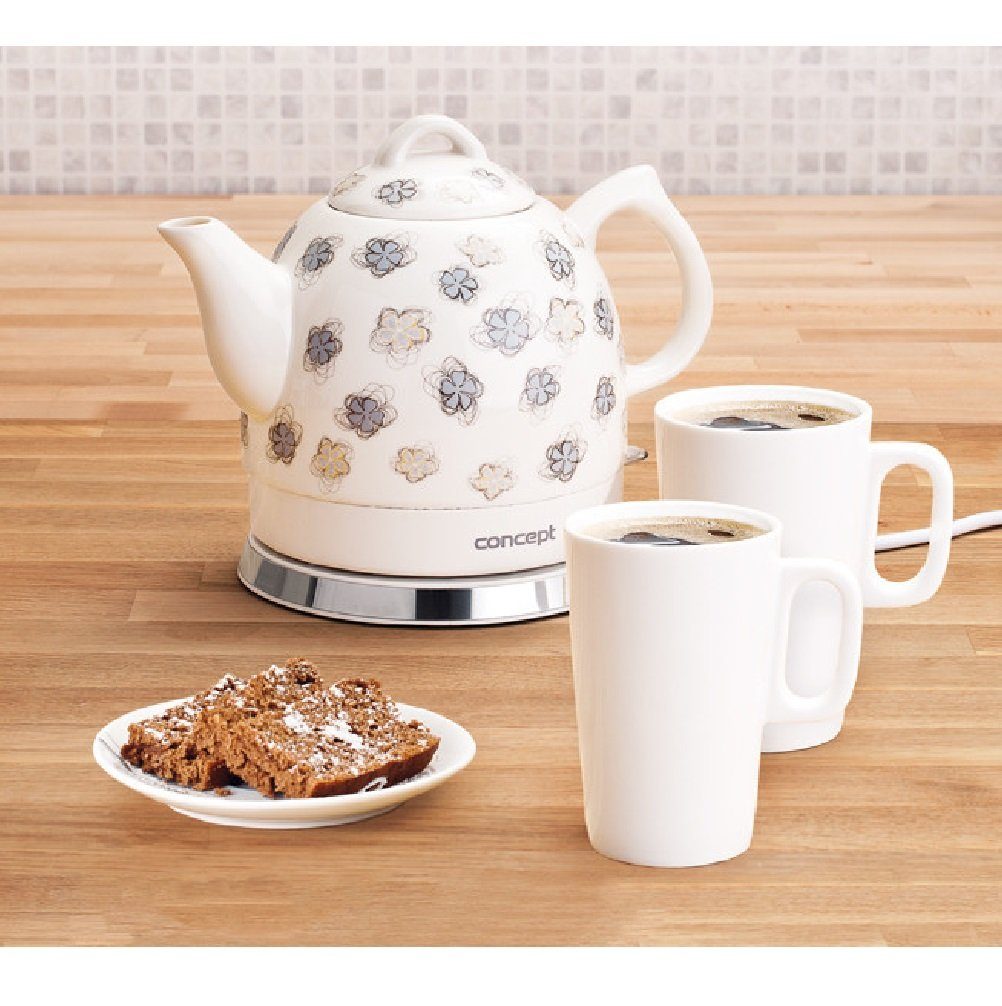 Concept Wasserkocher RK0010NE, 1 l, 1000,00 W, Elektrisches Kessel Concept 1200w 1l Keramik