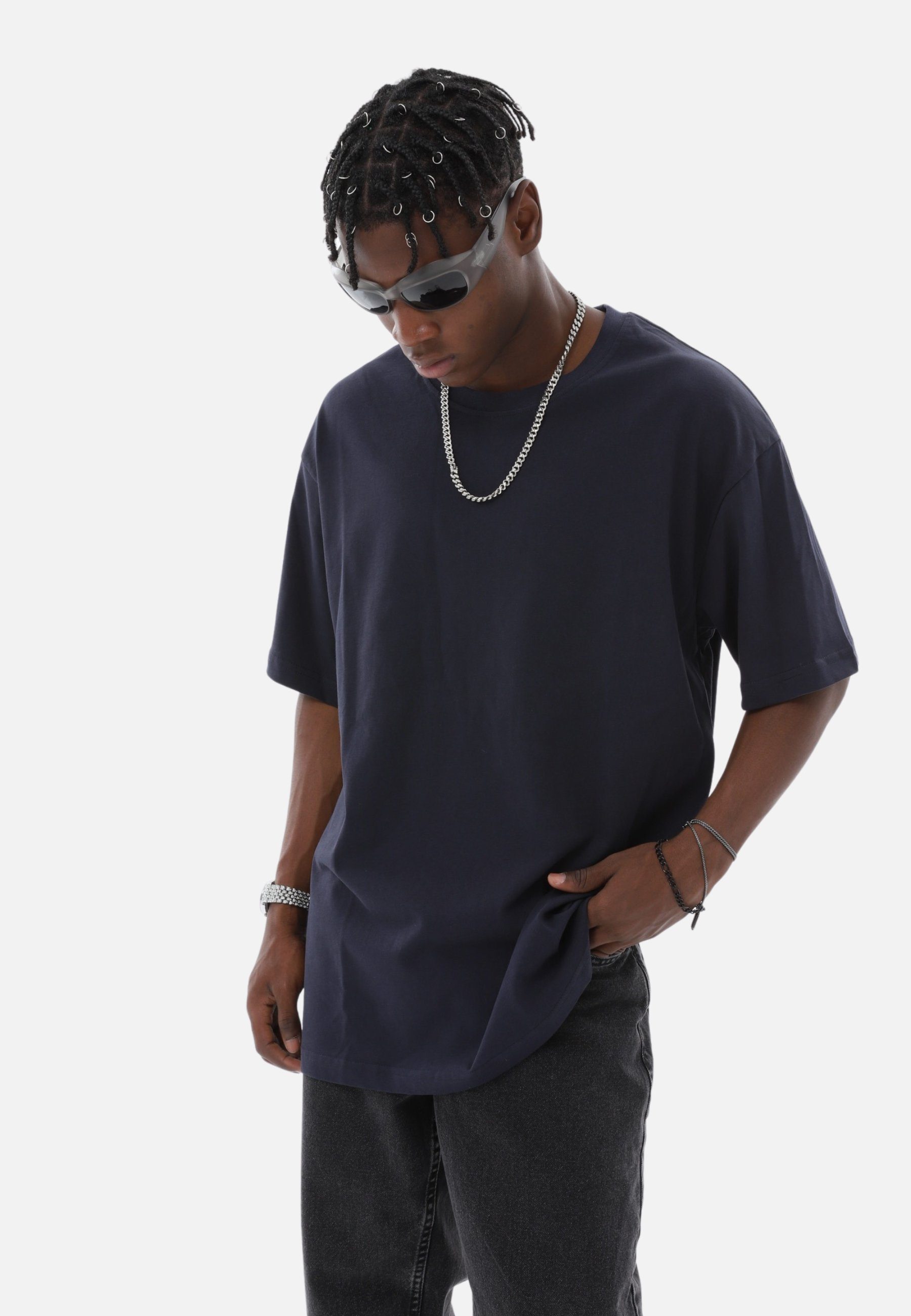 COFI Casuals T-Shirt - Oversize T-Shirt - Heavy Weight Basic Shirt (1-tlg) günstig online kaufen