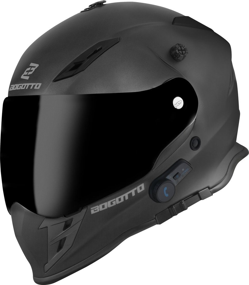 Bogotto Motocrosshelm H331 BT Bluetooth Enduro Helm, Integriertes Kommunikationssystem,geeignet Für Brillenträger,vorb – Bild 3 von 5