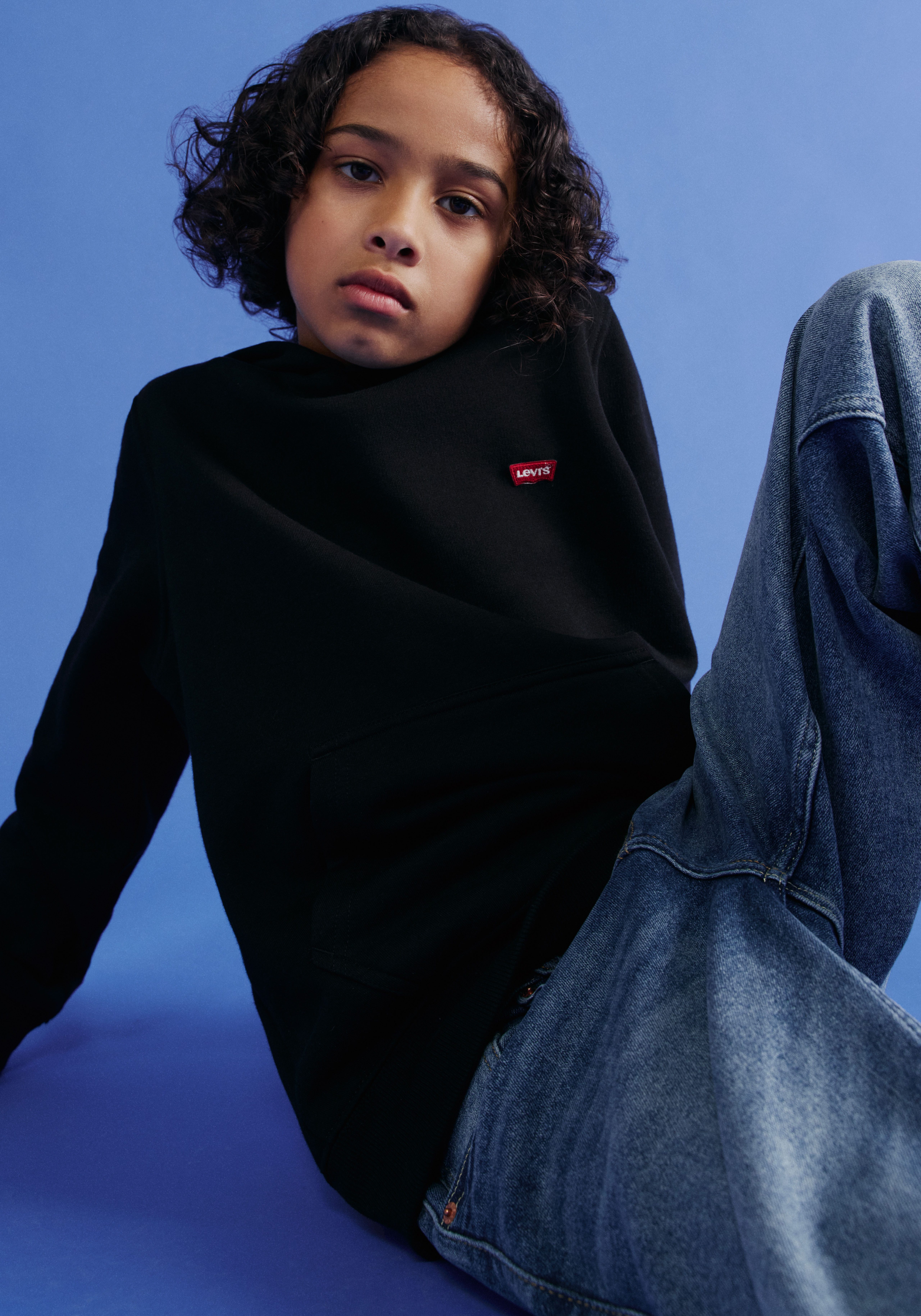 Levi's® Kids Hoodie LVB MINI BATWING PULL OVER HOO for BOYS