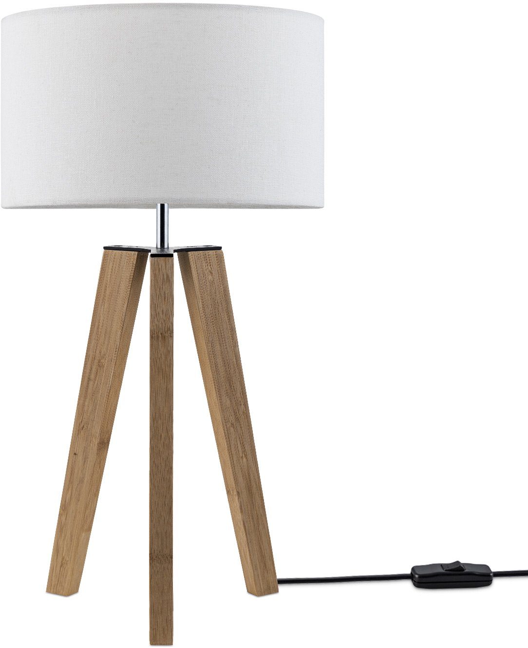 Paco Home Tischleuchte Canvas uni Color, ohne Leuchtmittel, Stehlampe Vinta günstig online kaufen