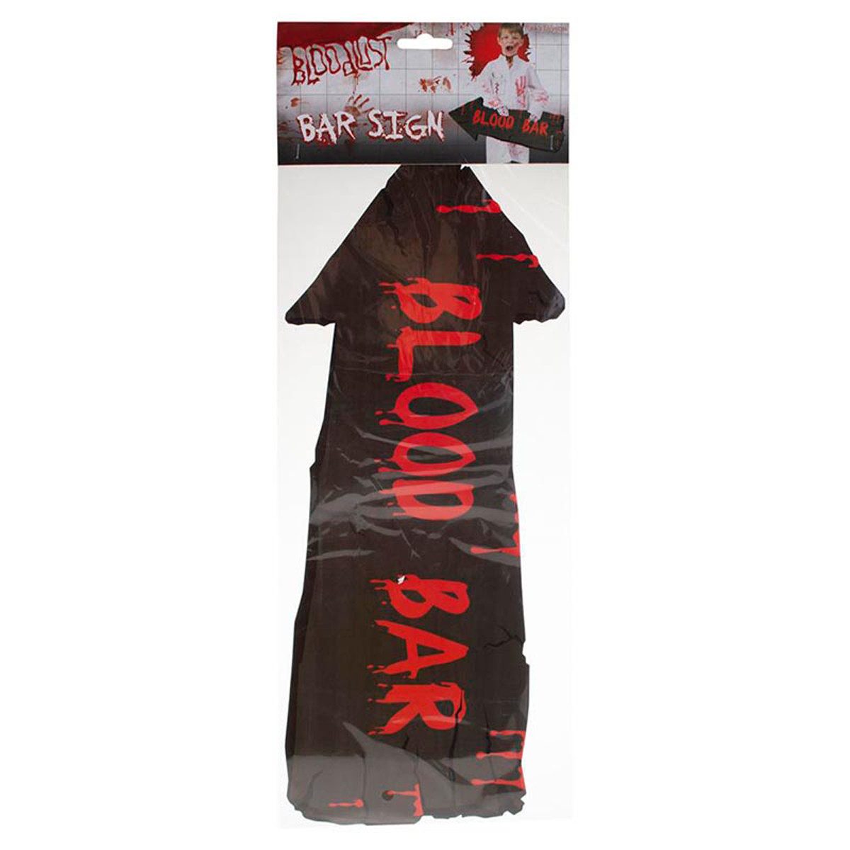 Funny Fashion Dekoobjekt Schild Blood Bar ca. 50 cm Halloween Dekoration günstig online kaufen