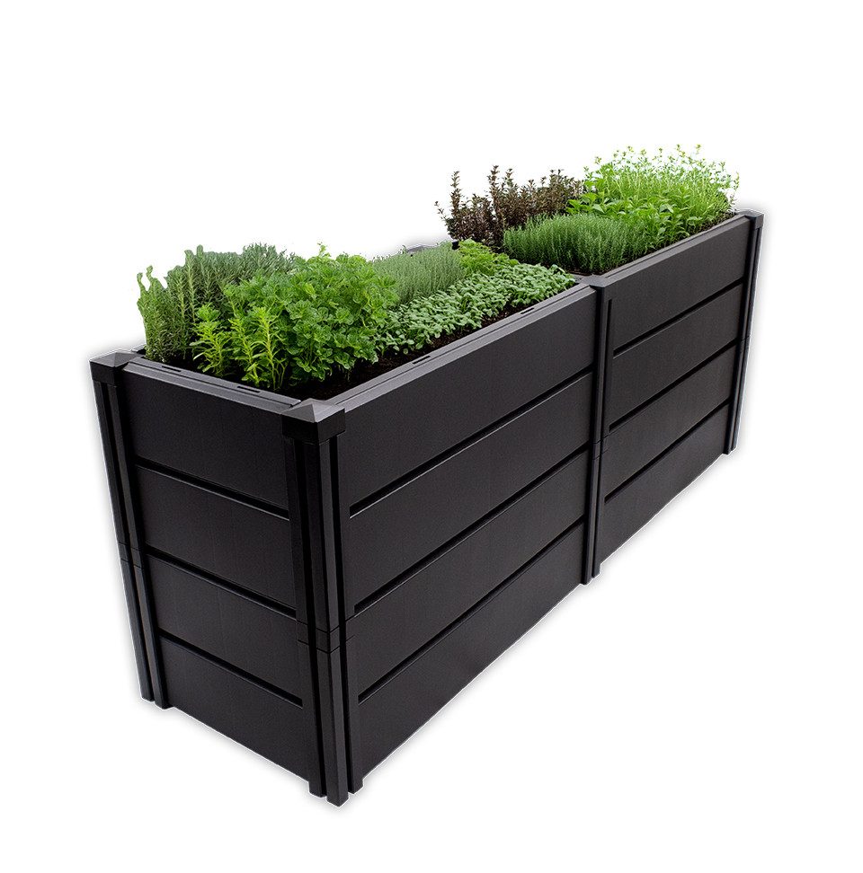 KHW Hochbeet Demeter XL - schmal, MADE IN GERMANY BxTxH: 158x44x61 cm