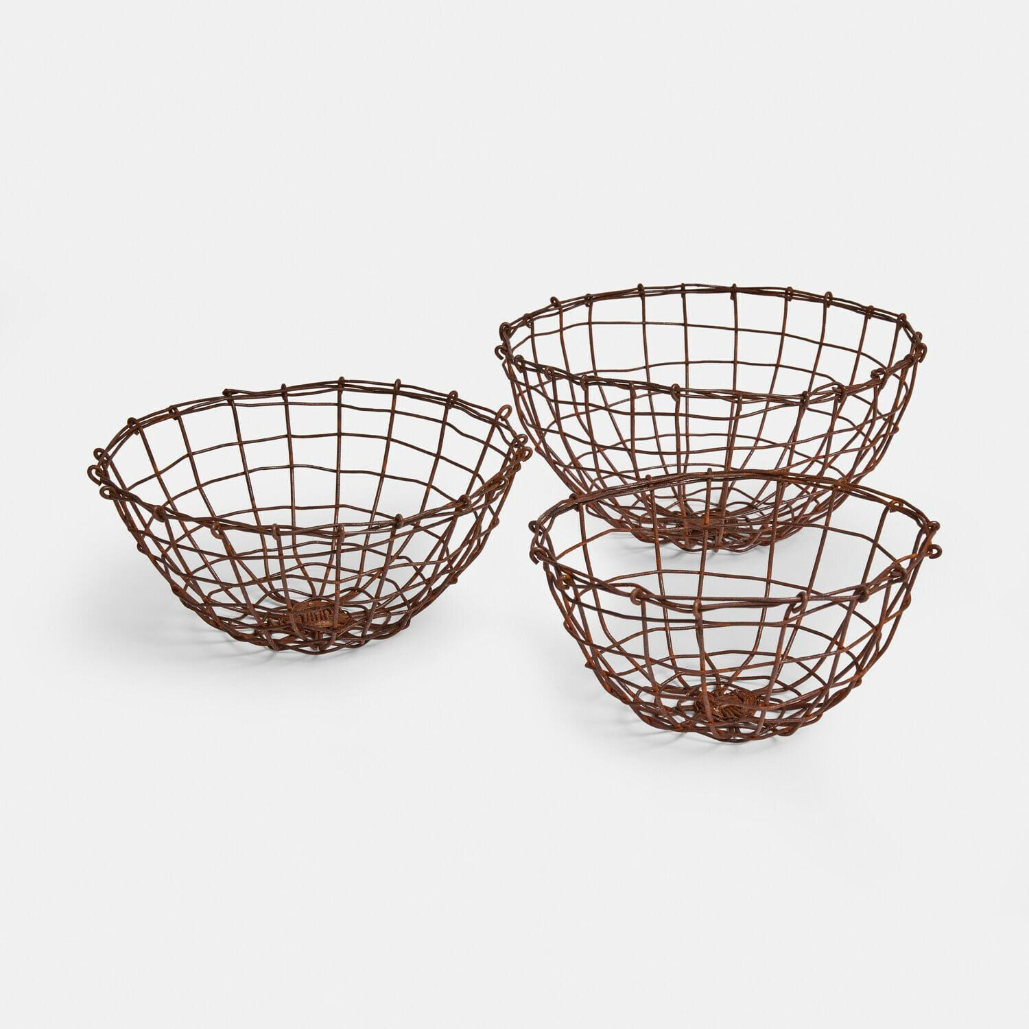 Mirabeau Dekokorb Korb 3er Set Brannora antikbraun (3er Set, 3er Set)