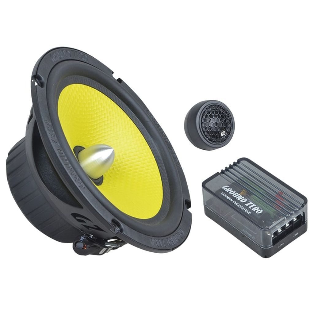 Ground Zero GZTC 165.2X 165 mm Komponenten-Lautsprechersystem Auto-Lautsprecher (16 cm)