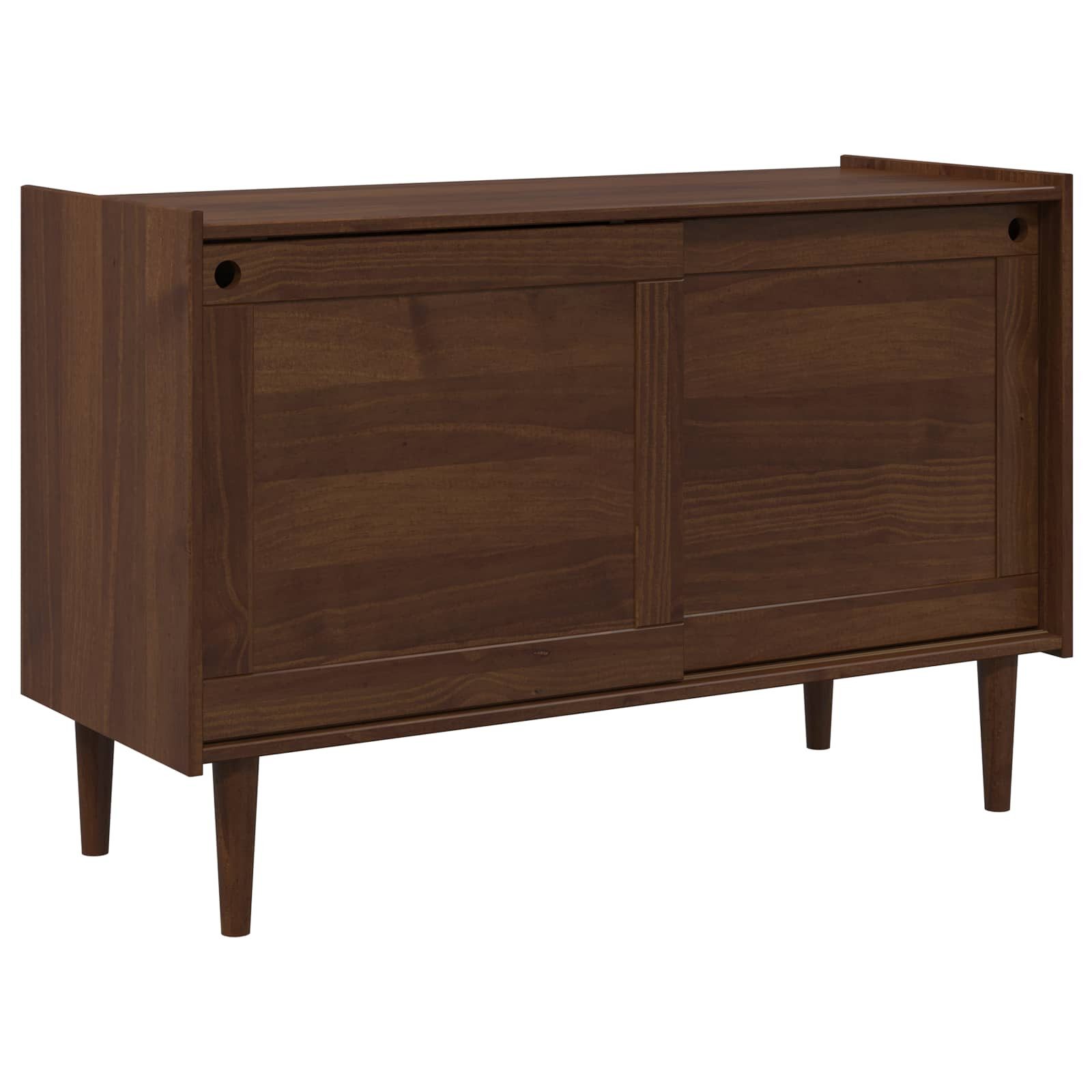 vidaXL Sideboard Sideboard BILBAO Dunkelkaramell 114 x 45 x 75 cm (1 St)