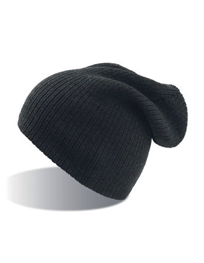 Design Strickmütze Black Mütze Beanie Übergroßes Brooklin Goodman Beanie Beanie Solid