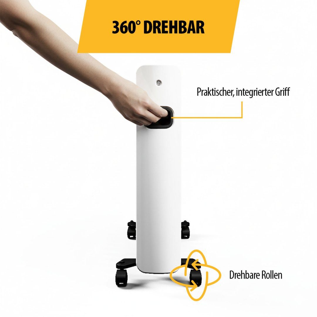 Tristar Ölradiator Tristar KA-5379 Ölradiator – 9 Rippen – 2000 W – Mechanisch – 3 Heizst, 9 Rippen - 2000 Watt – Bild 5 von 5