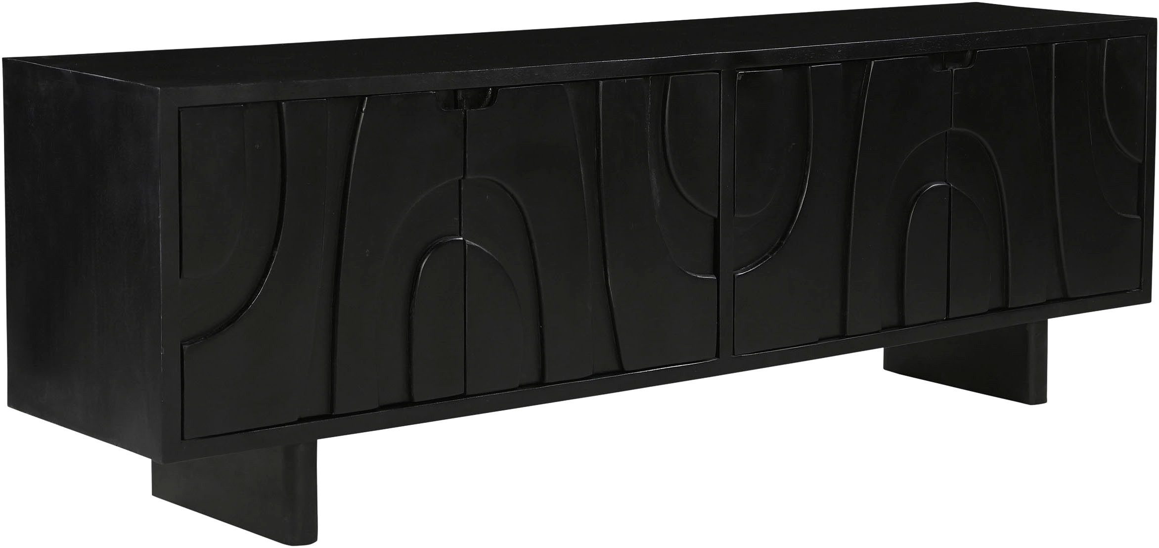 SIT Lowboard (1 St), mit Schnitzereien auf der Front